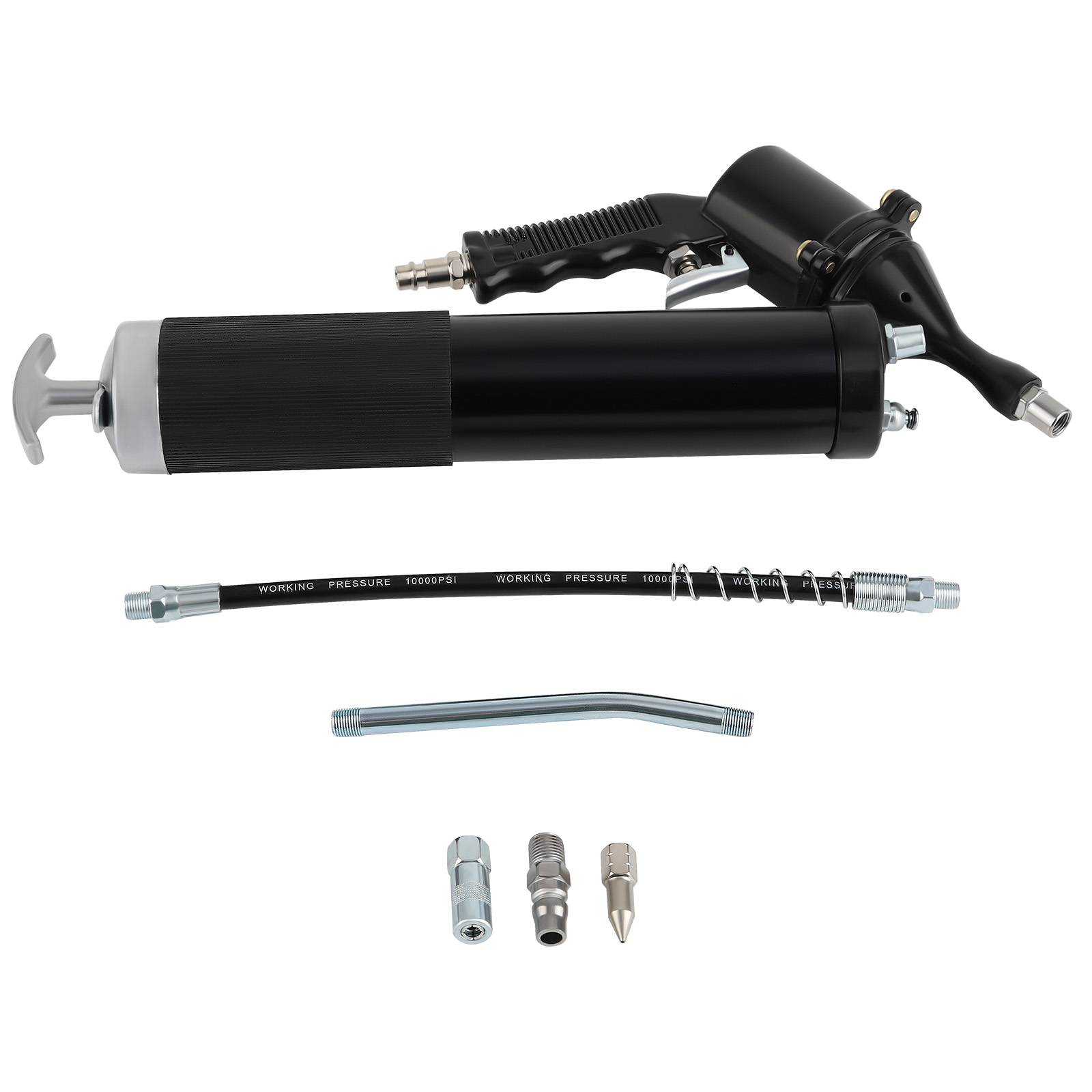 Heavy Duty Pneumatic Grease Gun with 14 oz 6000PSI Air Operated Grease Gun