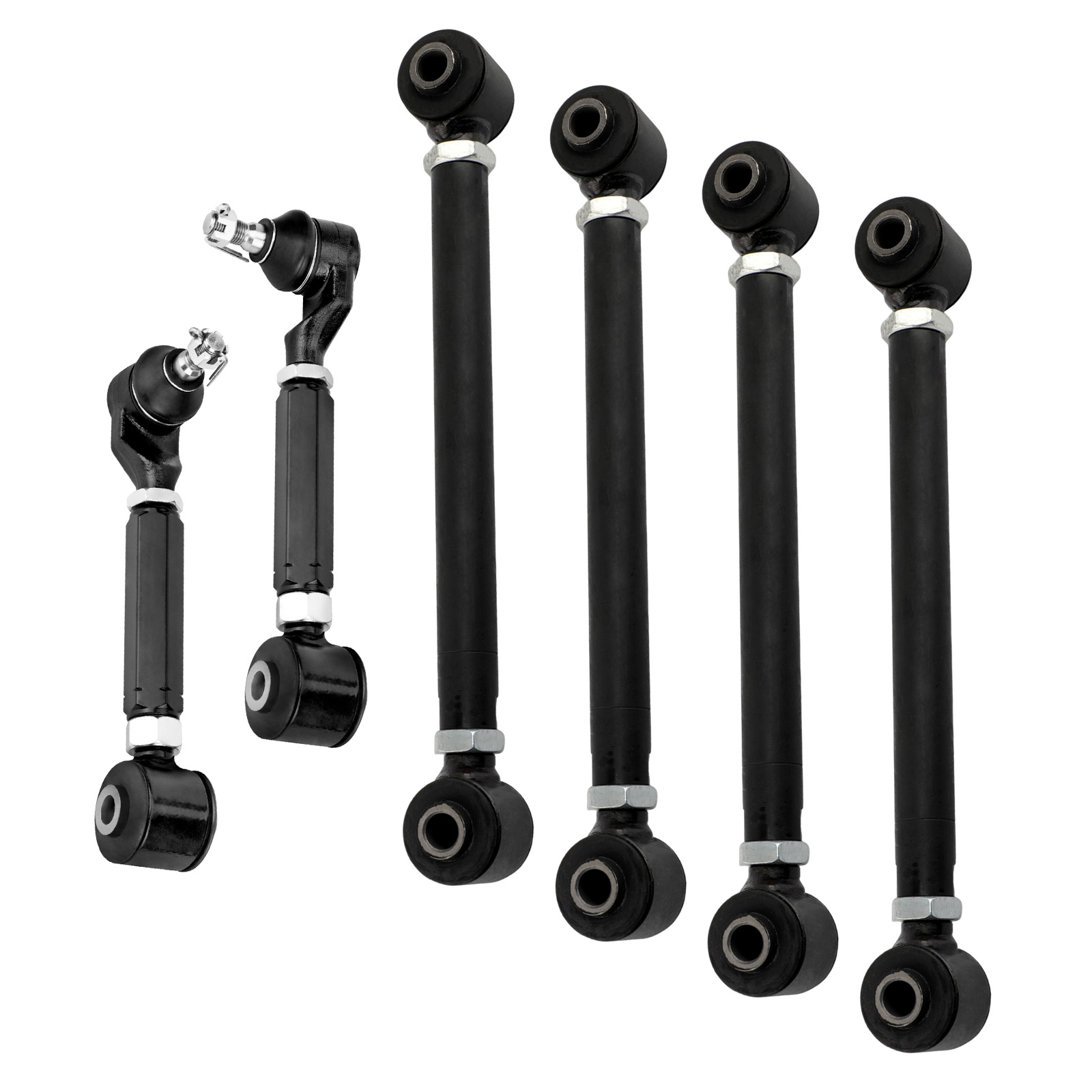 6 Pcs Control Toe for Honda Accord 2003 - 2007 Rear Camber Arms Upper & Lower