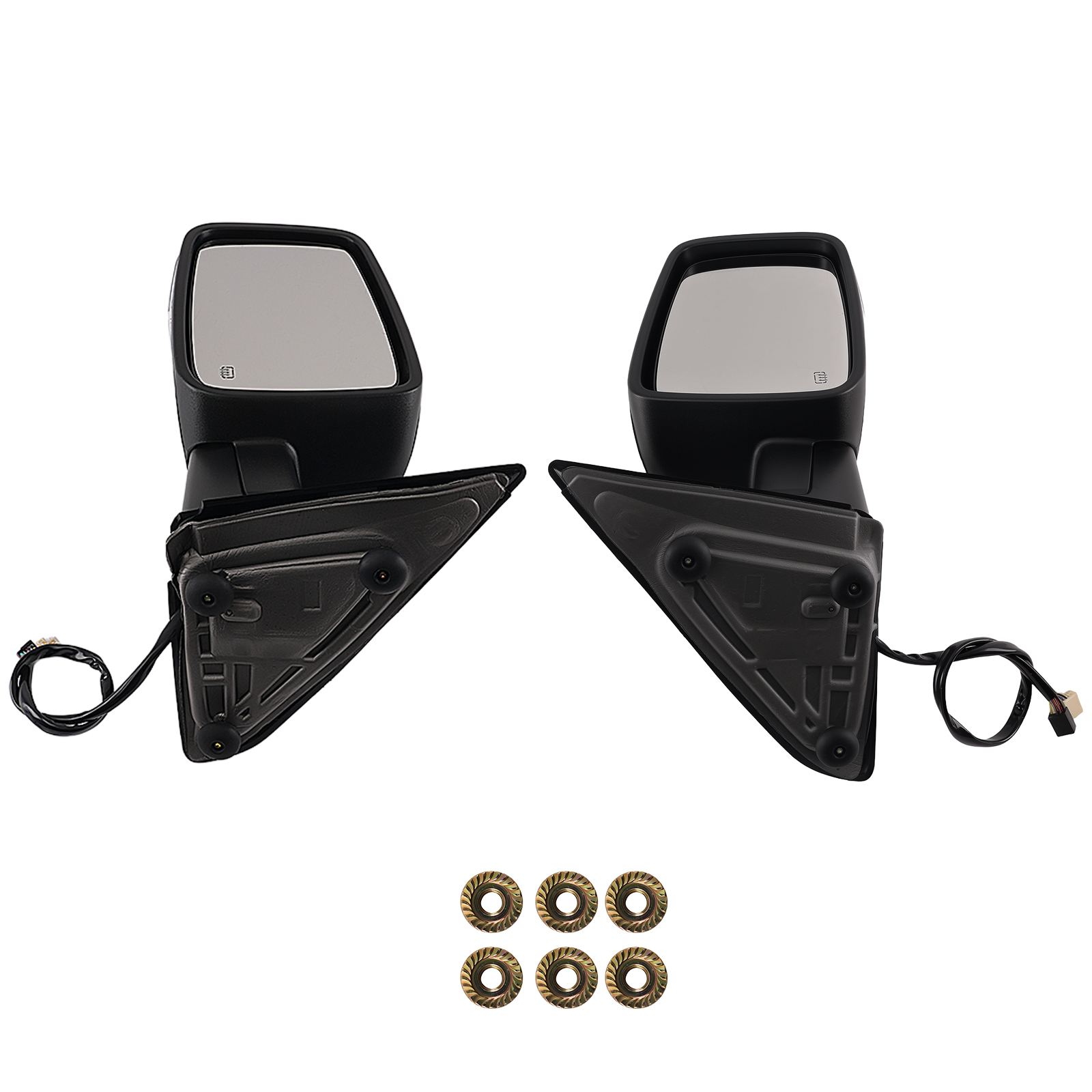 Side View Mirror for Dodge Ram 1500 2009-2018 Heated Power Glass Pair