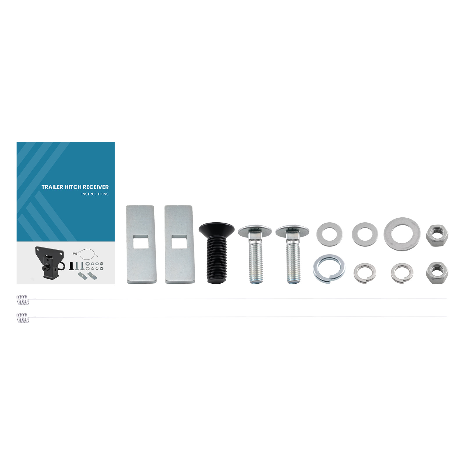 Rear Trailer Hitch Plate w/ Bolts For Jeep Gladiator JT Truck Pickup 2020-2025