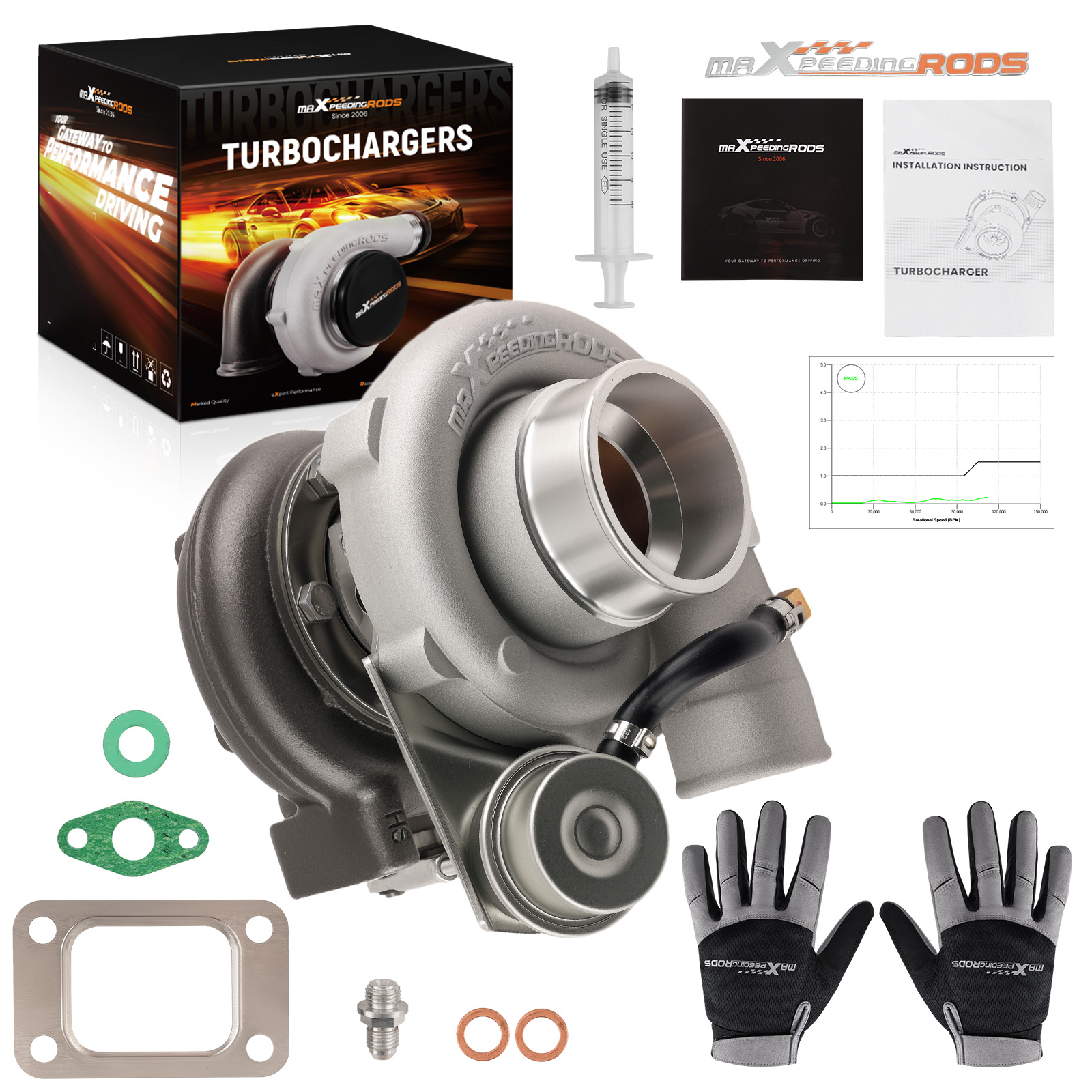 Billet Ball Bearing GT2871 GT2860 GT25 Turbolader T25 T28 Flansch A/R.60 A/R.64