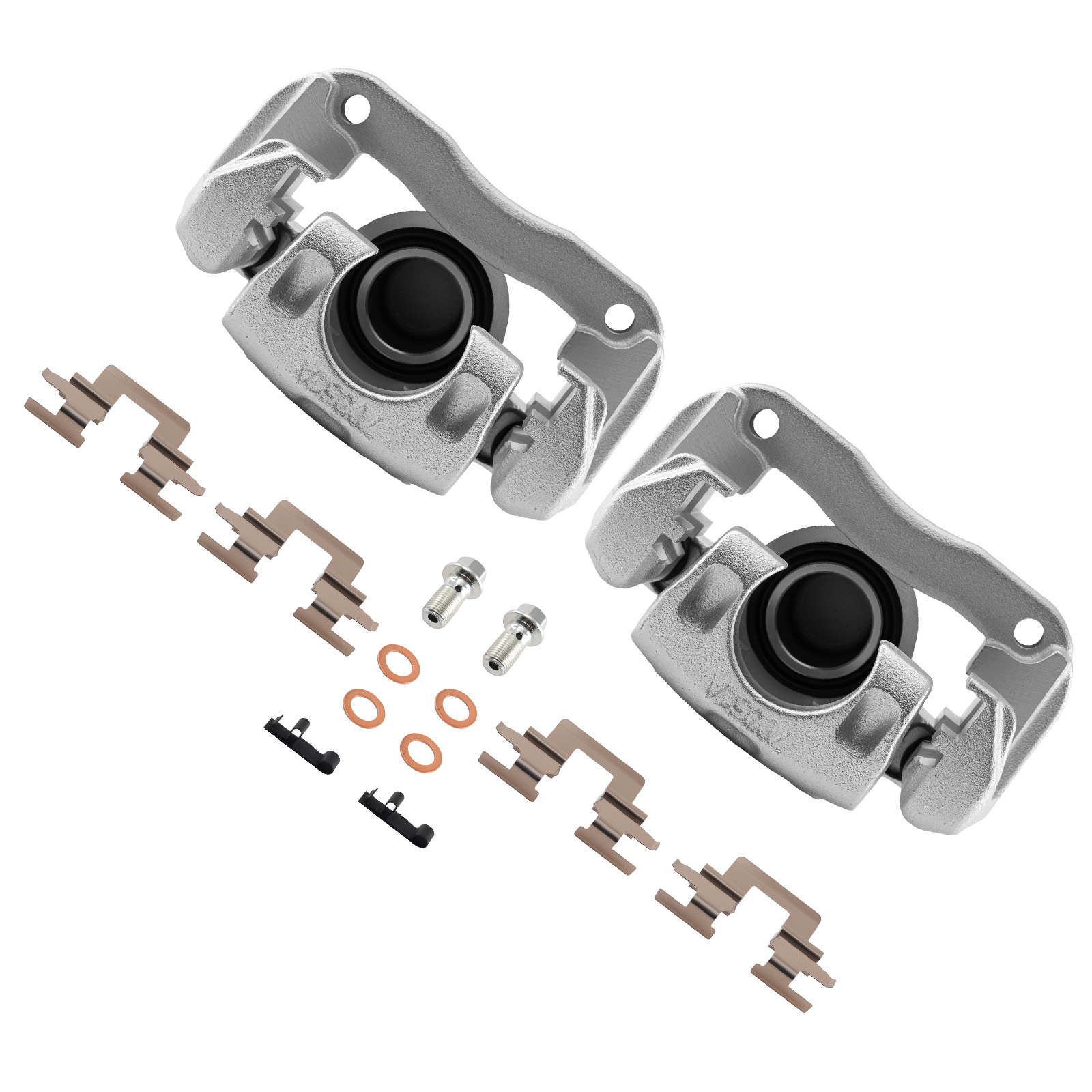 Rear Disc Brake Calipers w/Bracket for Toyota Camry 2002-2006 19-B2696 19-B2697