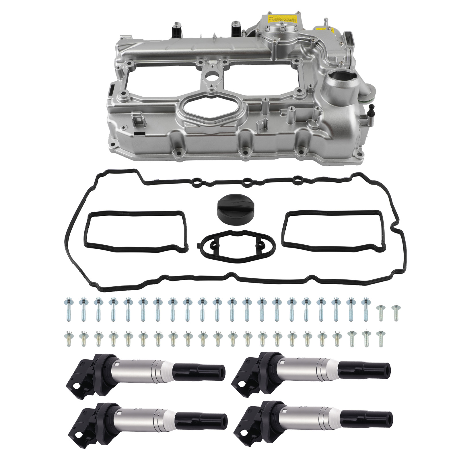 Valve Cover & Coil Pack for 2012-2016 BMW 328i xDrive 528i xDrive L4 2.0L N20