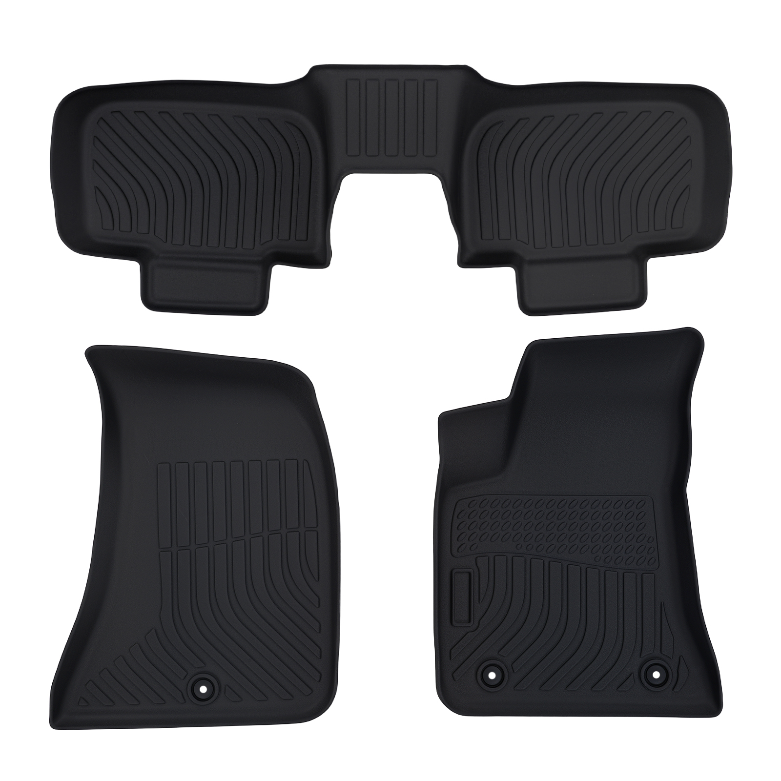 Custom TPE Floor Mats for Dodge Charger Chrysler 300 300C 2011-2023 Black
