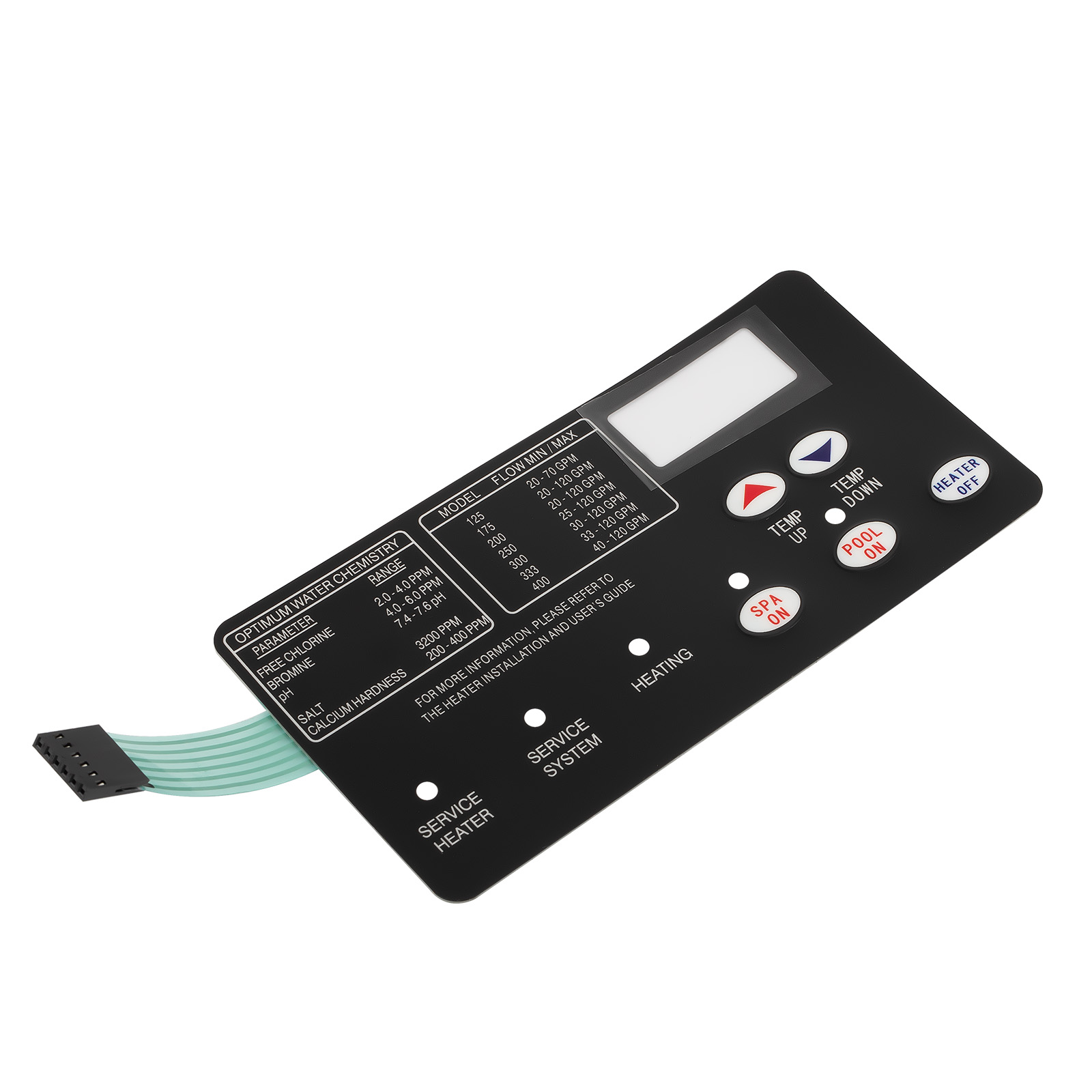 Control Board Kit w/Switch Pad For MasterTemp NA LP Series Pool/Spa Heater
