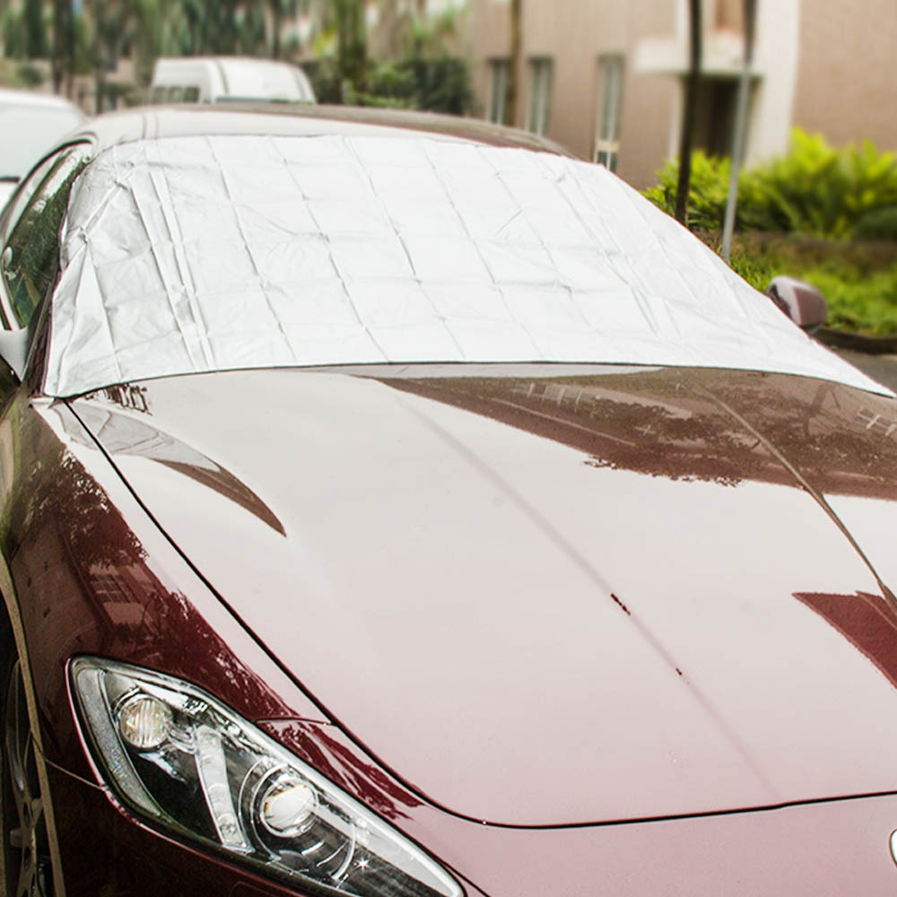 Car Visor Windshield Windscreen Sun Shade Sunshade Metallic Reflective Thermal eBay