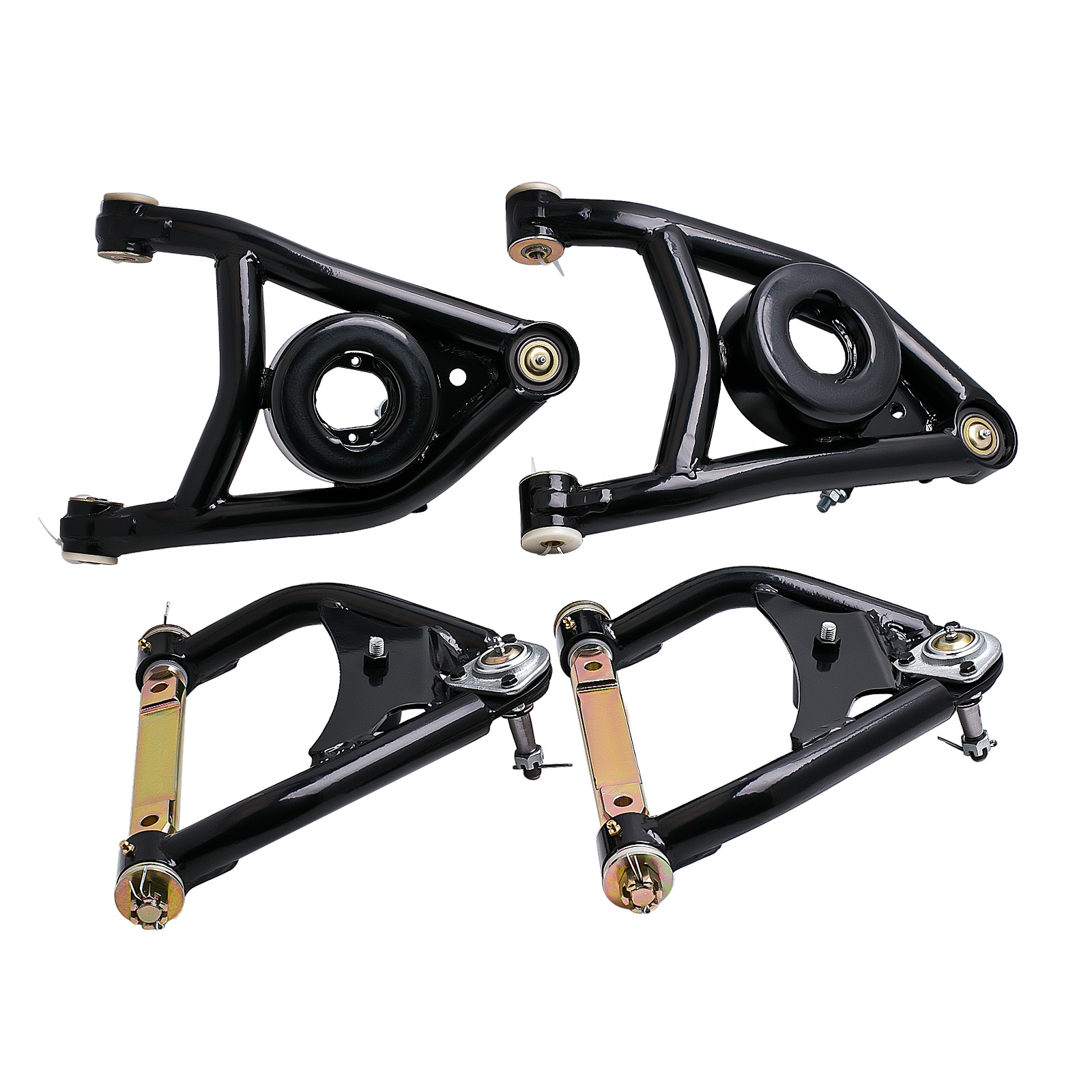 Upper Lower Tubular Control Arms for 1967-1972 Chevy Chevelle Monte Carlo Malibu