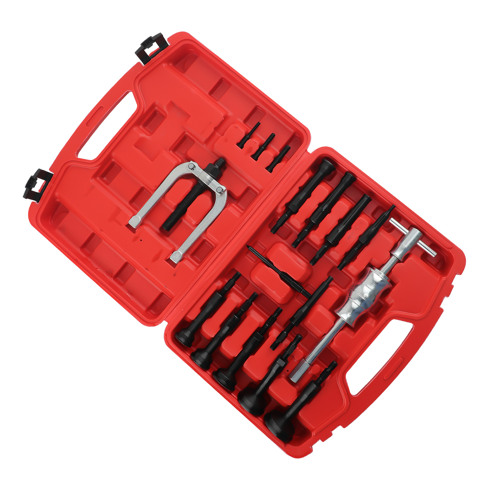 16Pcs Blind Bearing Puller Kit Extractor Set Inner Bearing Hole Removal Tool Kit