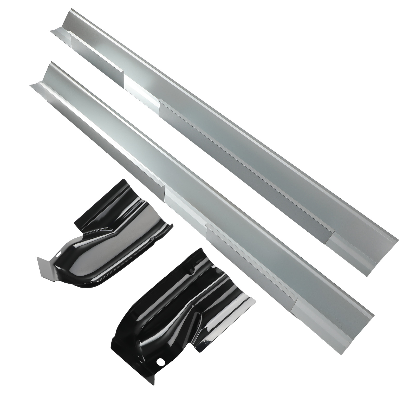 4 Pcs Outer Rocker Panels & Cab Corners fit for Ford F-150 Super Cab 09-14 4Door