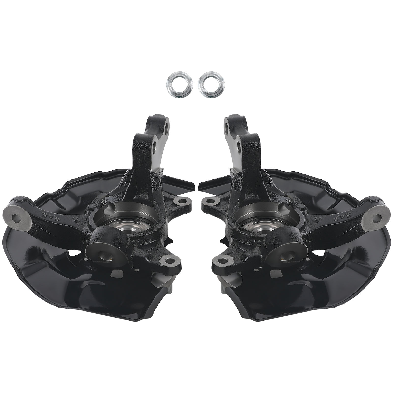 2x Front Driver & Passenger Sides Steering Knuckle for Toyota Sienna 2004-2006
