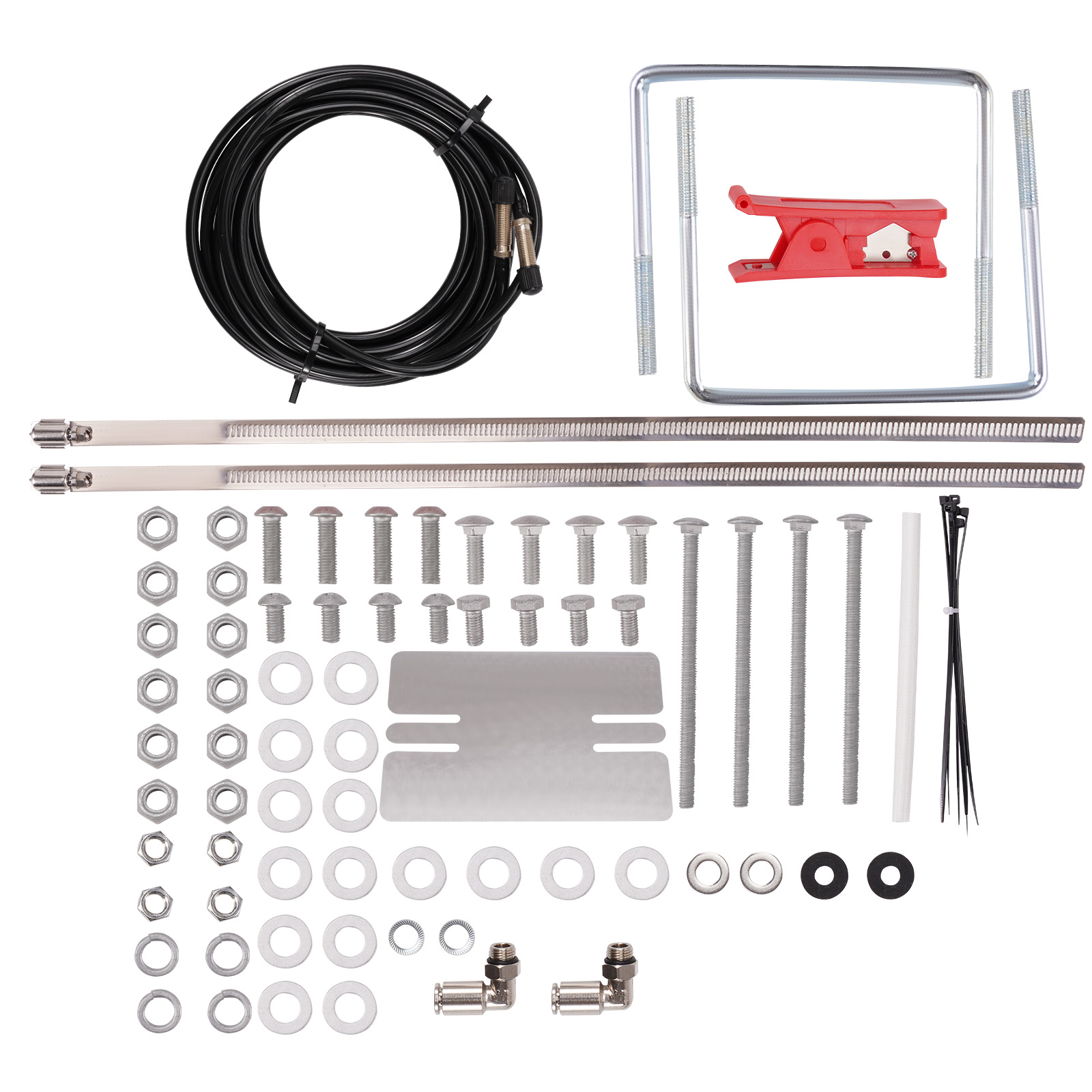 Air Helper Spring Suspension Bag Kit 5000lbs For Ram 2500 RWD 2011-2013
