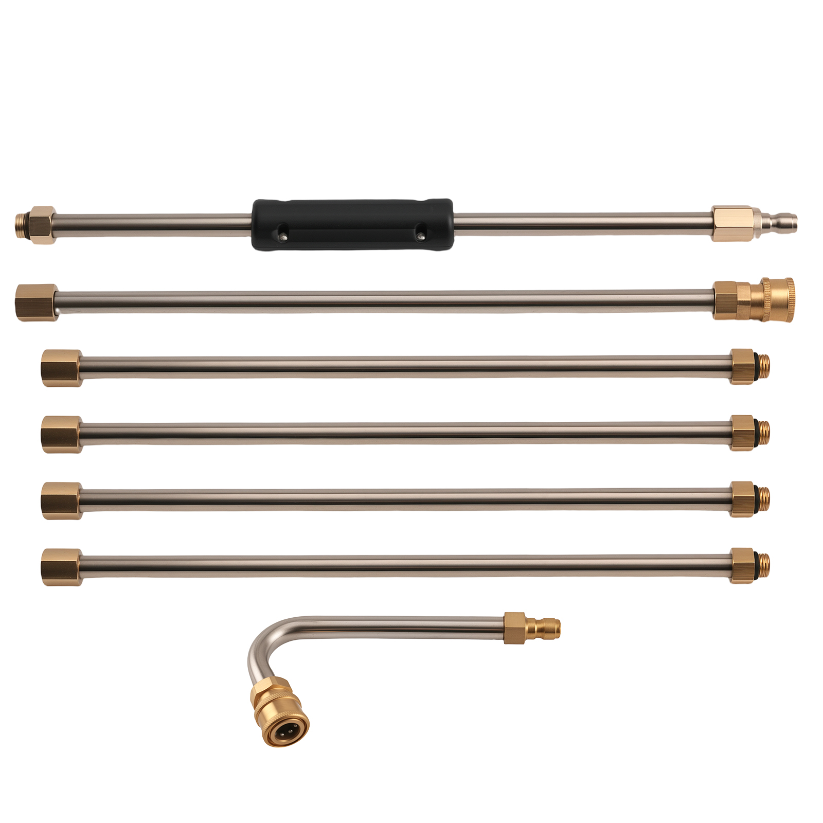 15 Inch 4000 PSI Pressure Washer Wands Quick Connect Stainless Steel 6pcs