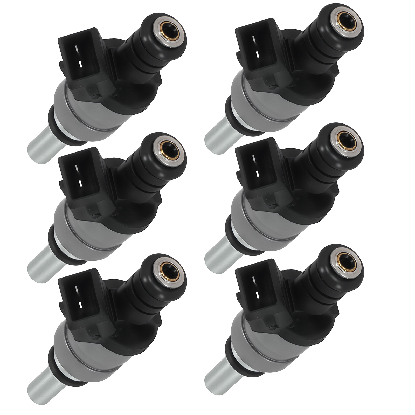 6x Fuel Injectors Set for BMW 528i 2.8L 1999-2000 13537546244 FJ491 Kit