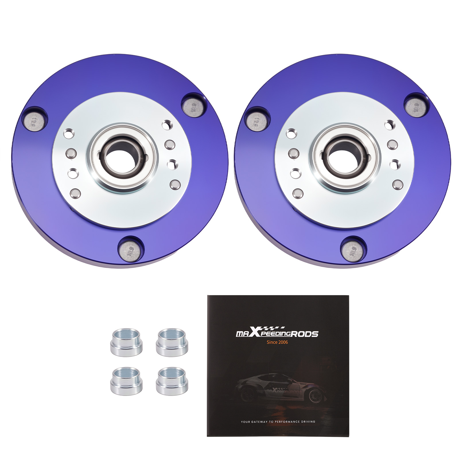 2x Camber Plate Pair Fits for BMW E46 320 323 325 328 M3 Front Top Upper Mount