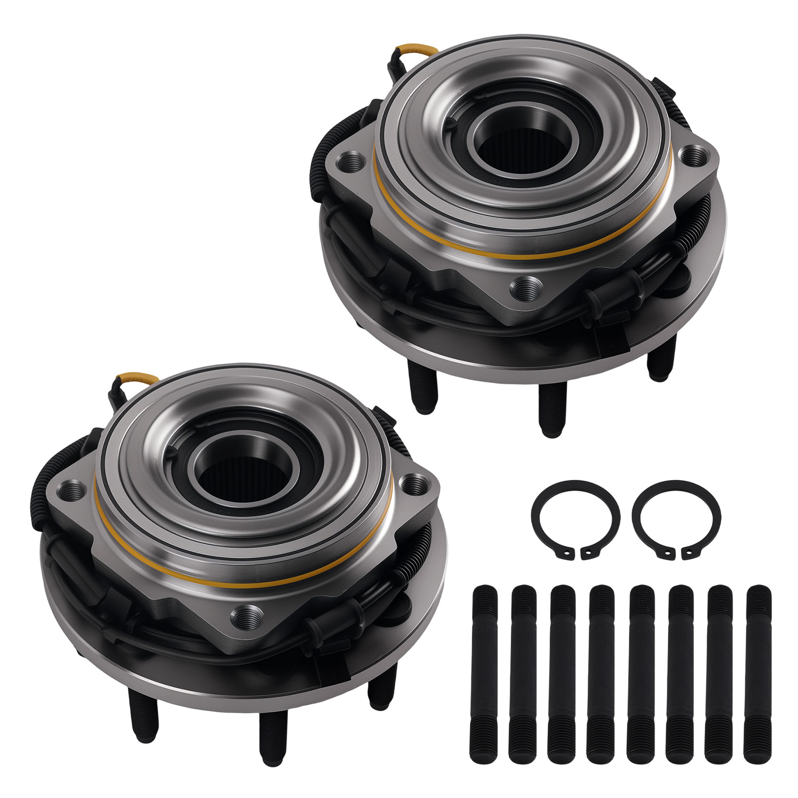 4WD Front Left Right Wheel Hub Assembly for Ford F-250 F-350 Super Duty 05-10