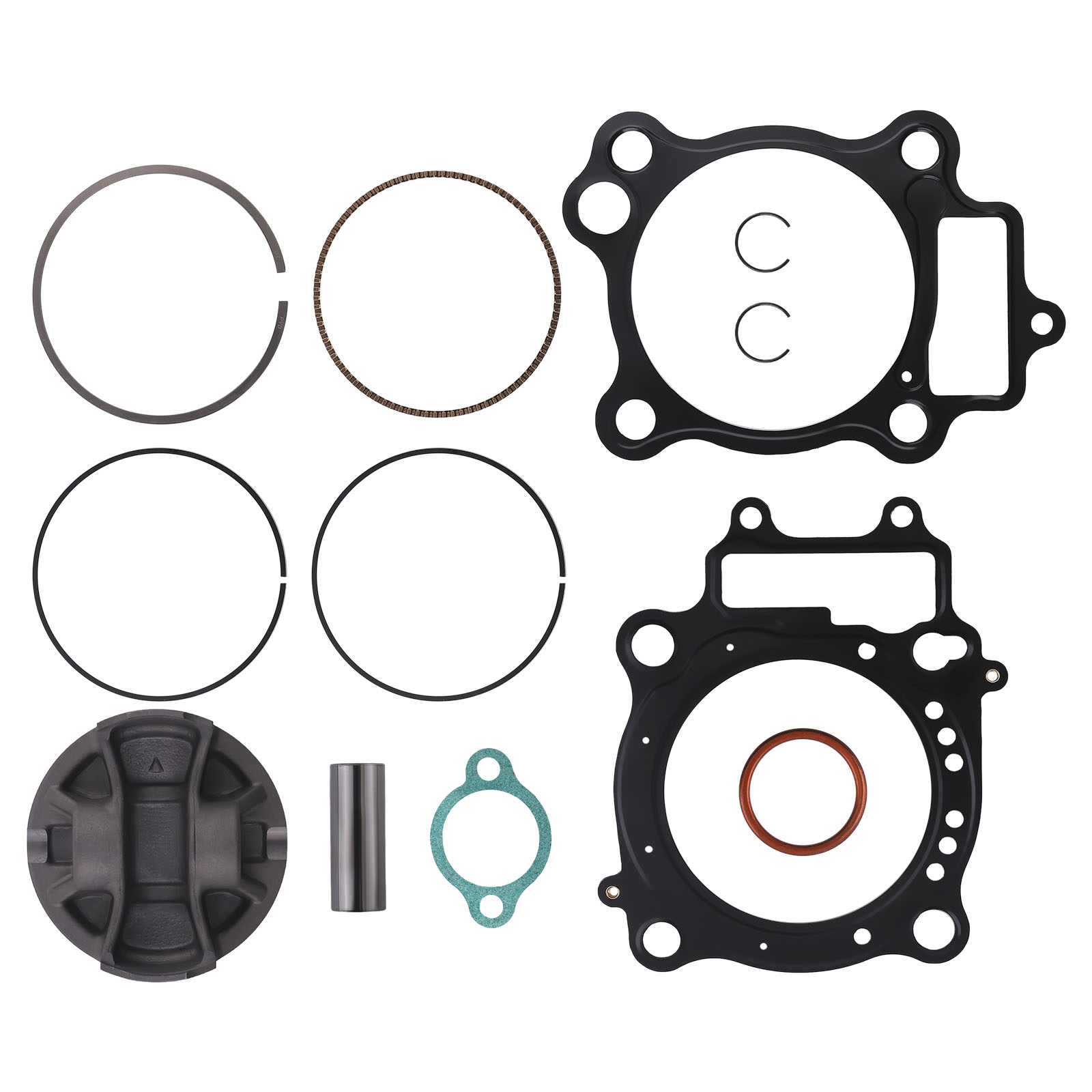 78mm Stock Bore Cylinder Piston Top End Rebuild Kit For Honda CRF250R 2004-2009