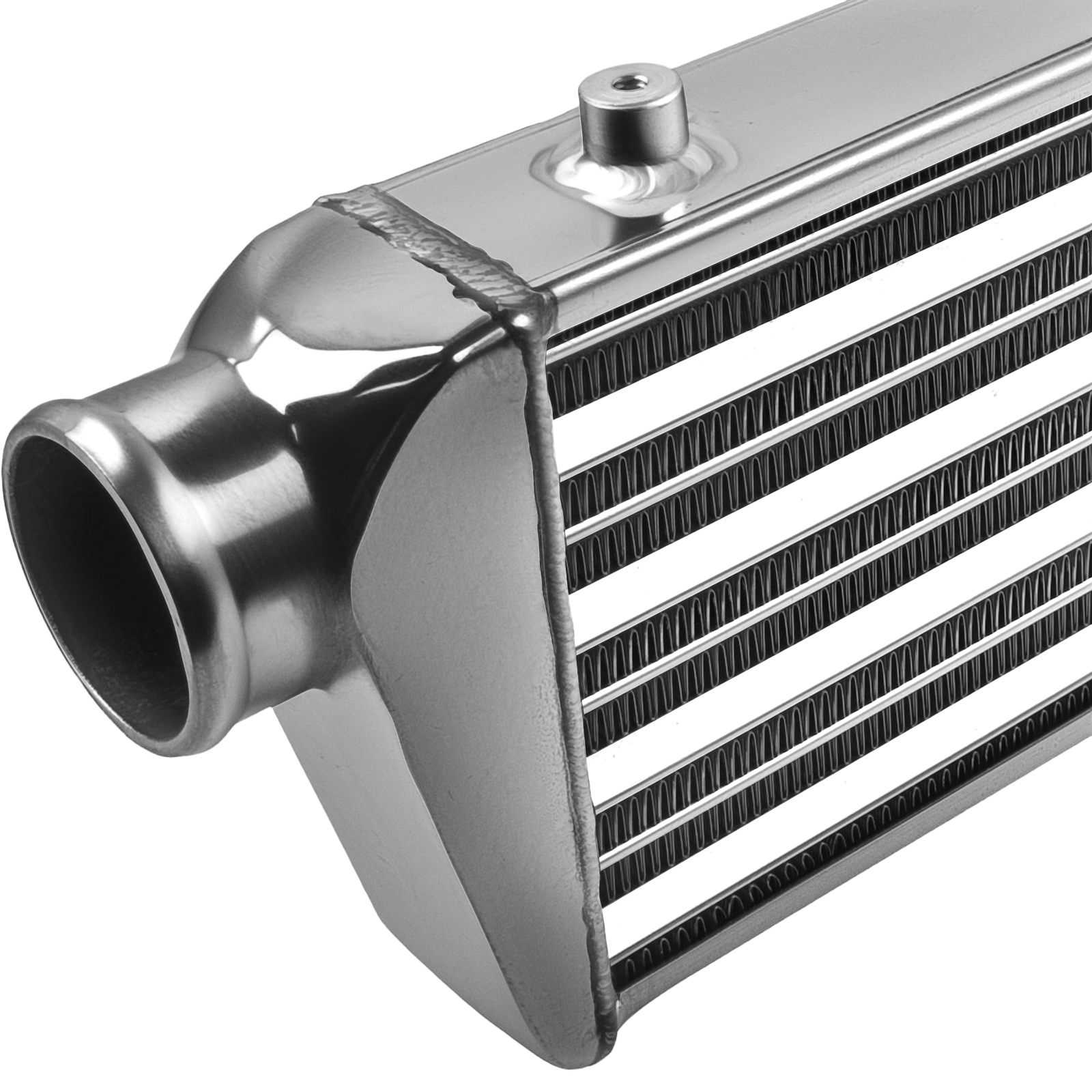 Front Mount Universal Intercooler Tube and Fin 27x7x2.5 2.5