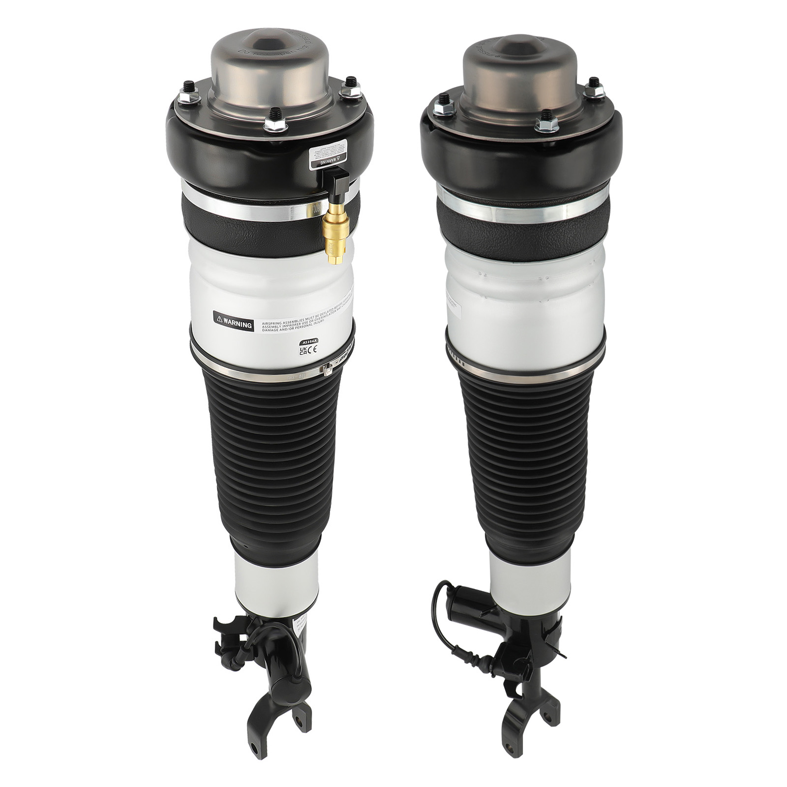 2X Federbeine Vorne + 2X Federbalg Hinten + Kompressor for Audi A6 C6 4F S6