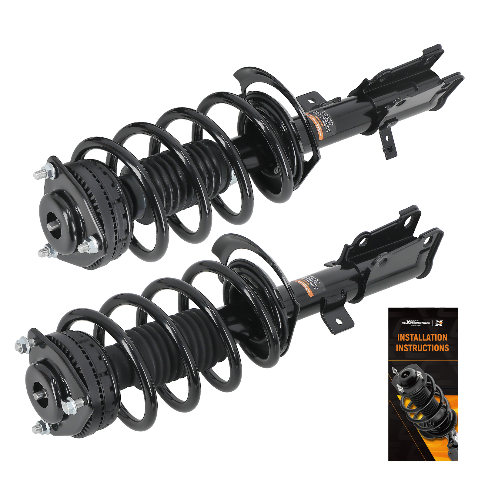 Front Strut w/ Coil Springs Driver Passenger Side For Chrysler 200 Sebring 08-14