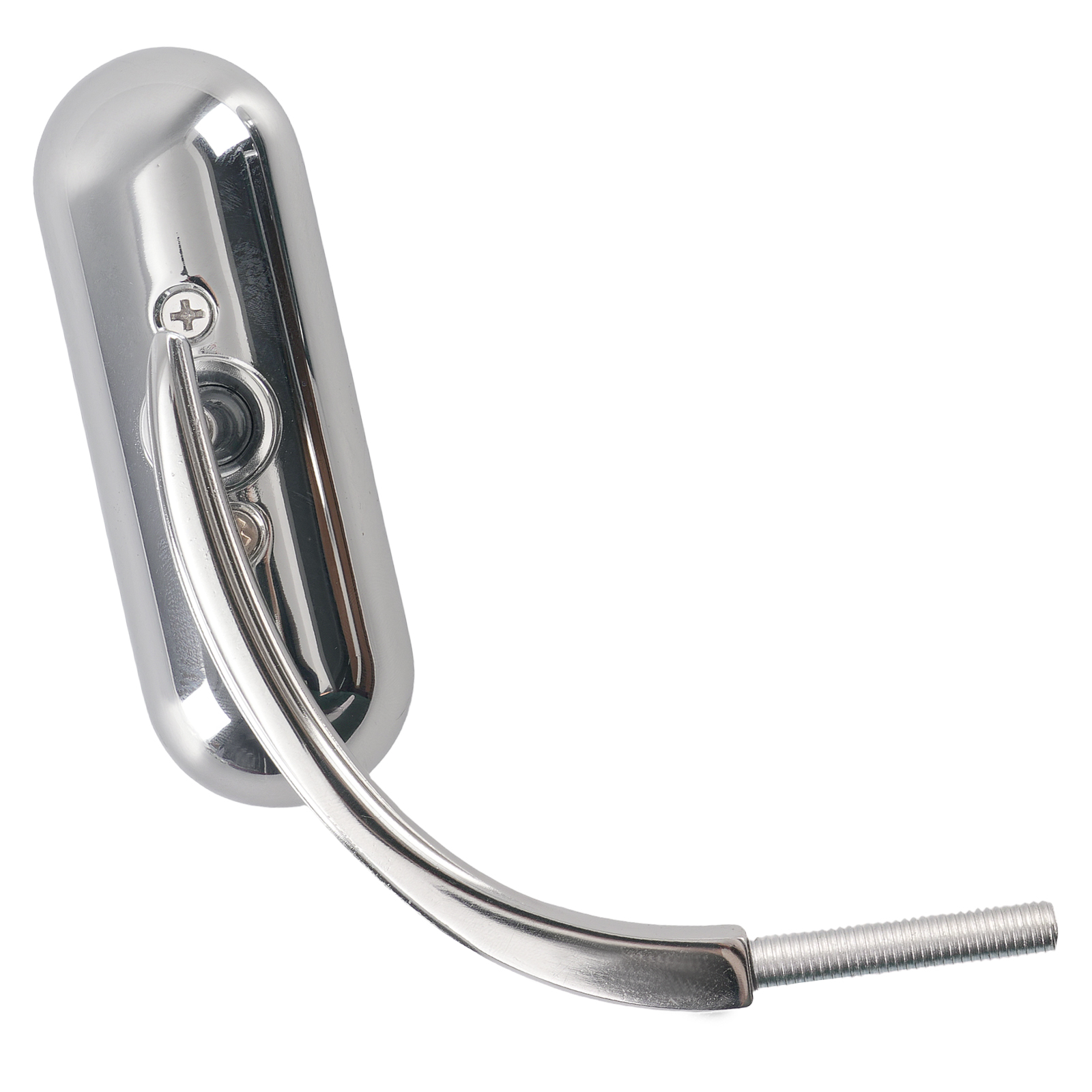 Cruiser Mirrors for Harley Sportster/Dyna/Softail/Road Glide Chrome Pair