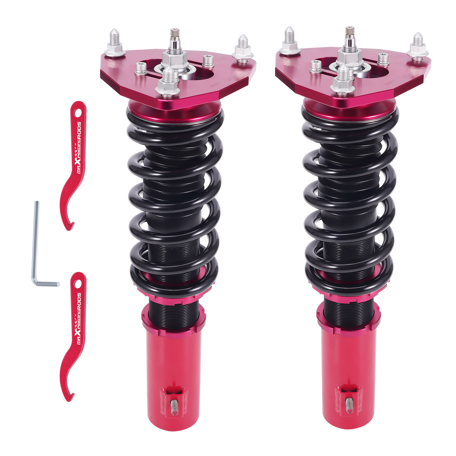 MaXpeedingrods 2x Front Coilovers 24 Way Damper For Mitsubishi Lancer 2002-2006