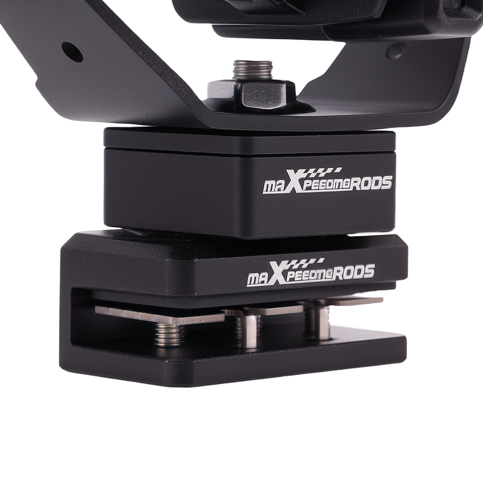 Universal Hood Mount Clamps For Jeep SUV Truck LED Fog Work Light Drill-Free
