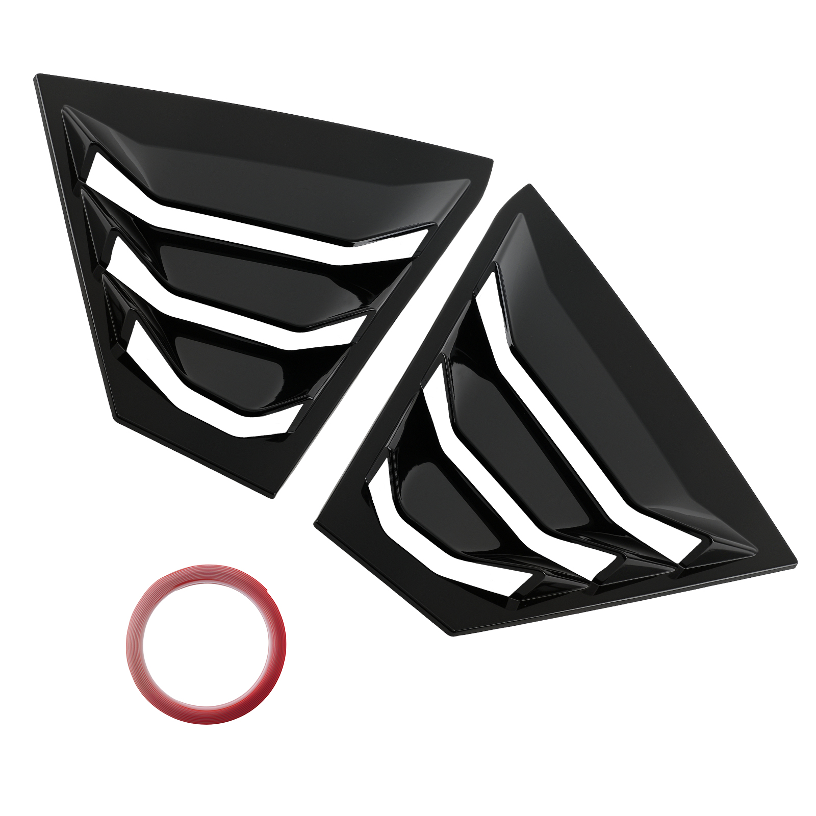 ABS Side Window Louvers Black for Nissan Altima 2019-2023 Gloss Painted