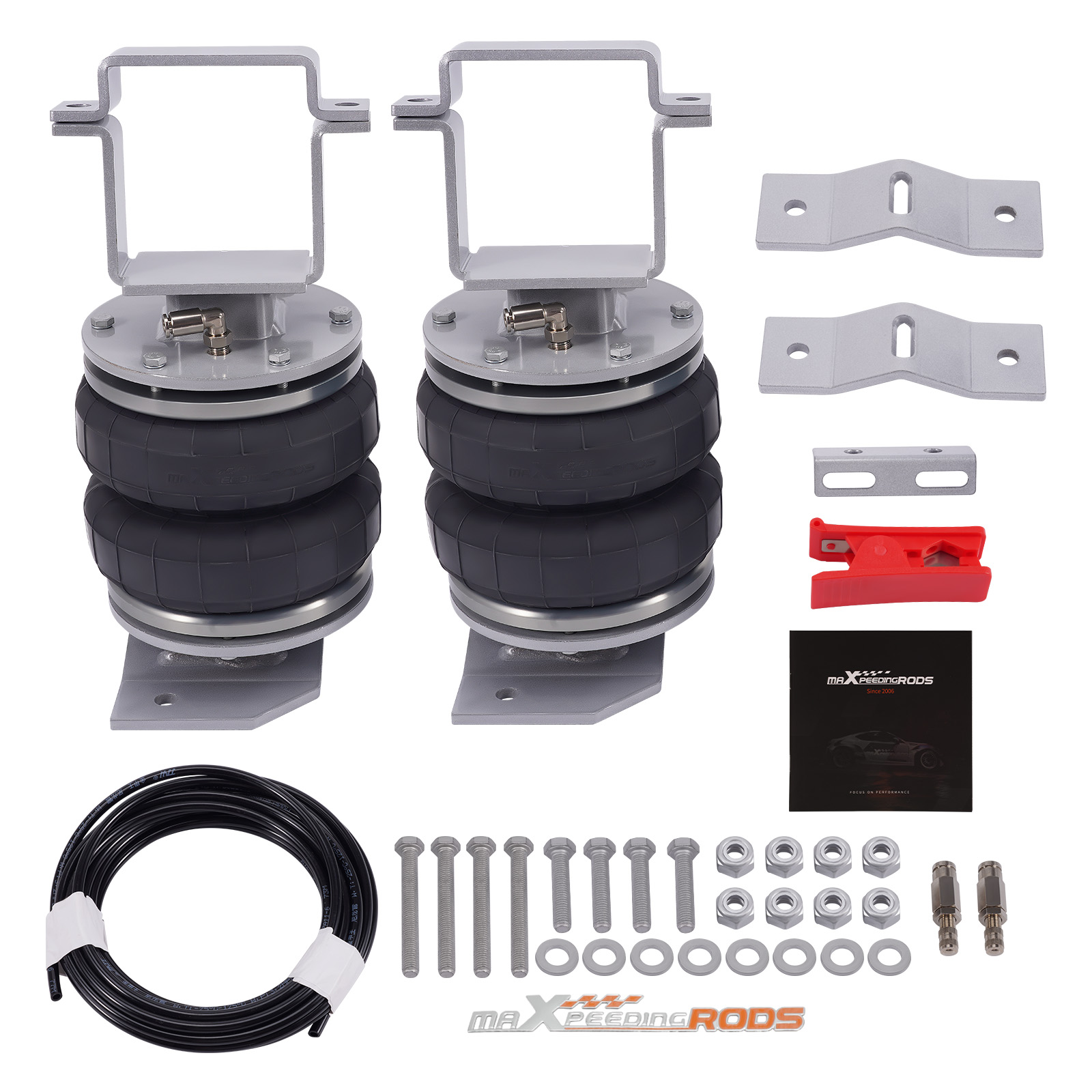2X Luftfederung Hinten + Halterungen Kit for VW Volkswagon Amarok 4X4 2010-2021