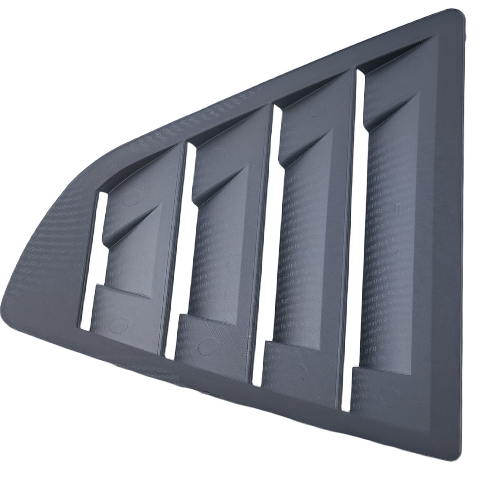 Rear Side Window Louvers for Toyota Camry 2018-2024 ABS Carbon Fiber Painted