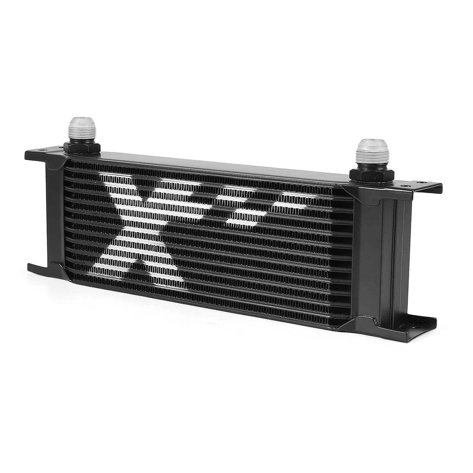 Ölkühler Universal 13-Reihen Aluminium Transmission Oil Cooler AN-10 mit Adapter