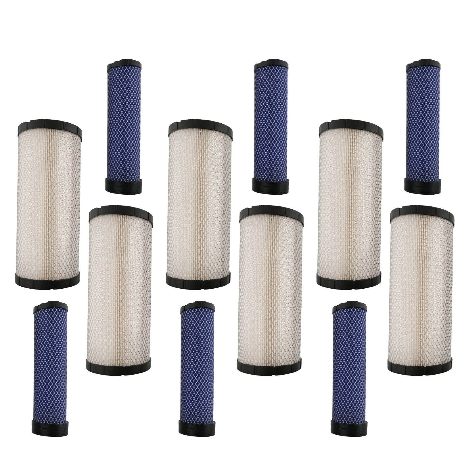 Air Filter Set for John Deere Mower 1600 1620 3120 3320 3520 3720 AF25497 6PCS