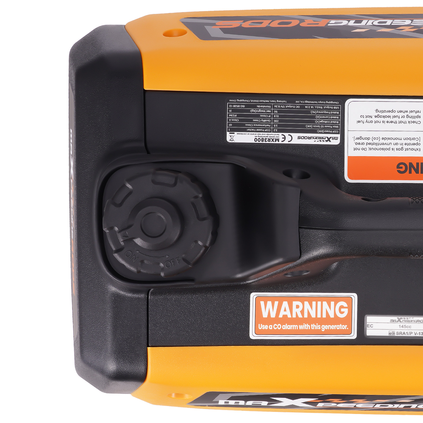 Generator Petrol Inverter 3200W-3500W Portable 21kg For Boat Caravan RV Travel