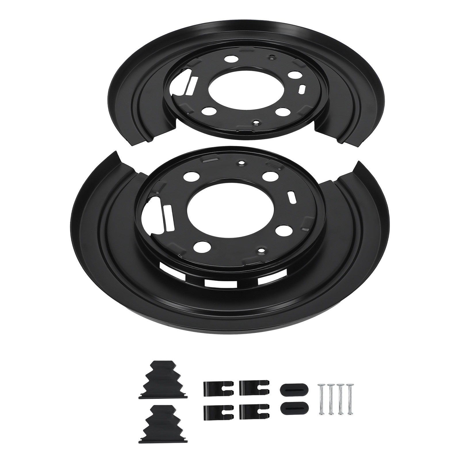 2pcs Rear Brake Dust Shield Backing Plates For Ford Excursion F-350 F-450 F-550