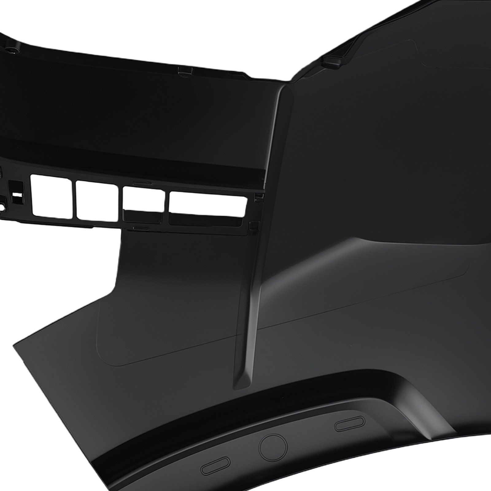 Black Bumper End Front for Toyota Tundra SR/SR5/TRD 2022-2024 Set
