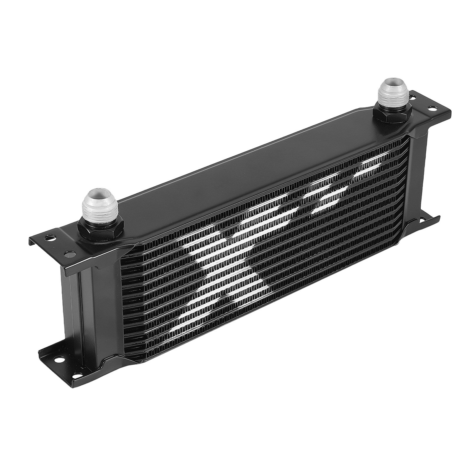 Ölkühler Universal 13-Reihen Aluminium Transmission Oil Cooler AN-10 mit Adapter