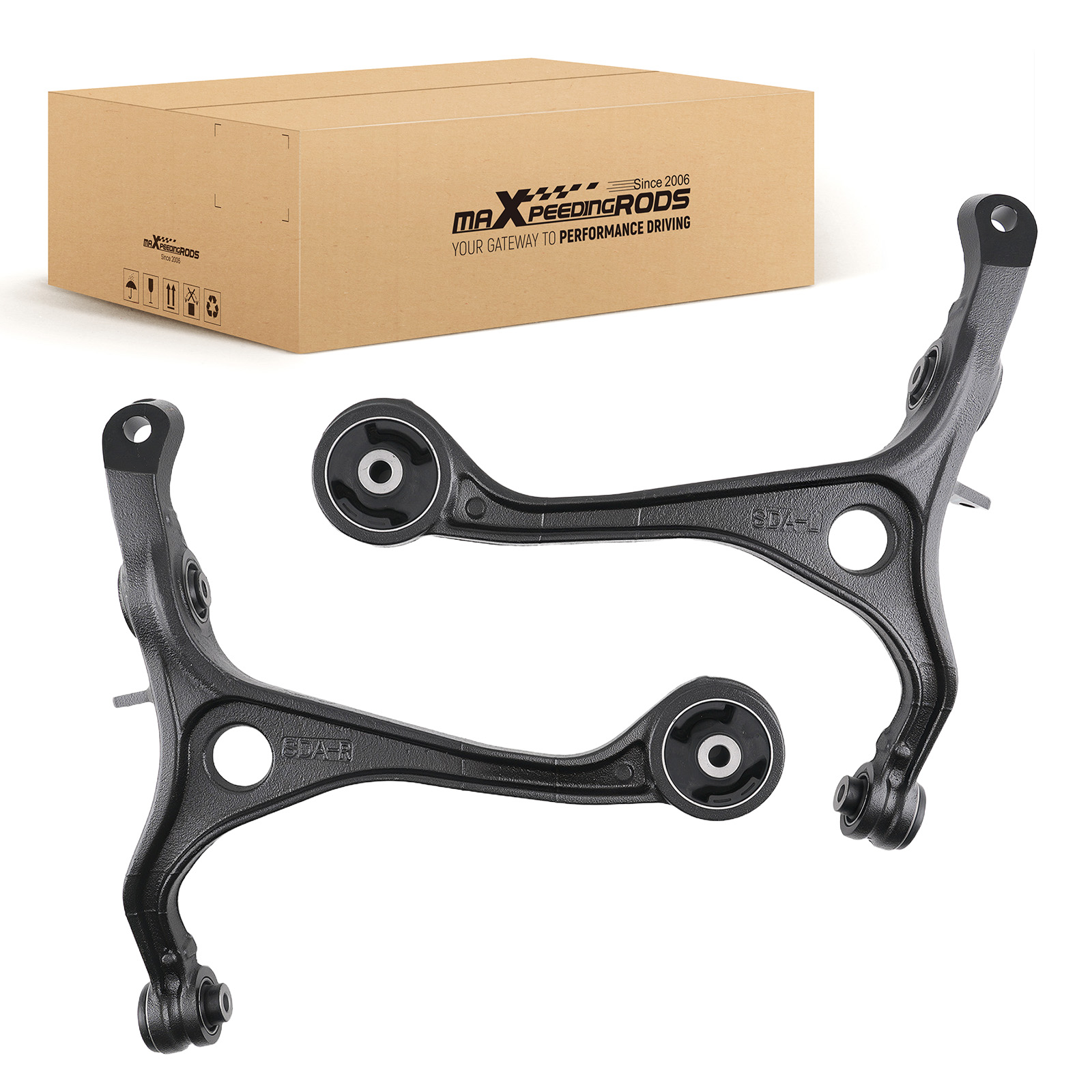 2pcs Front Lower Control Arms for 2003-2007 Honda Accord 2004-2008 Acura TSX