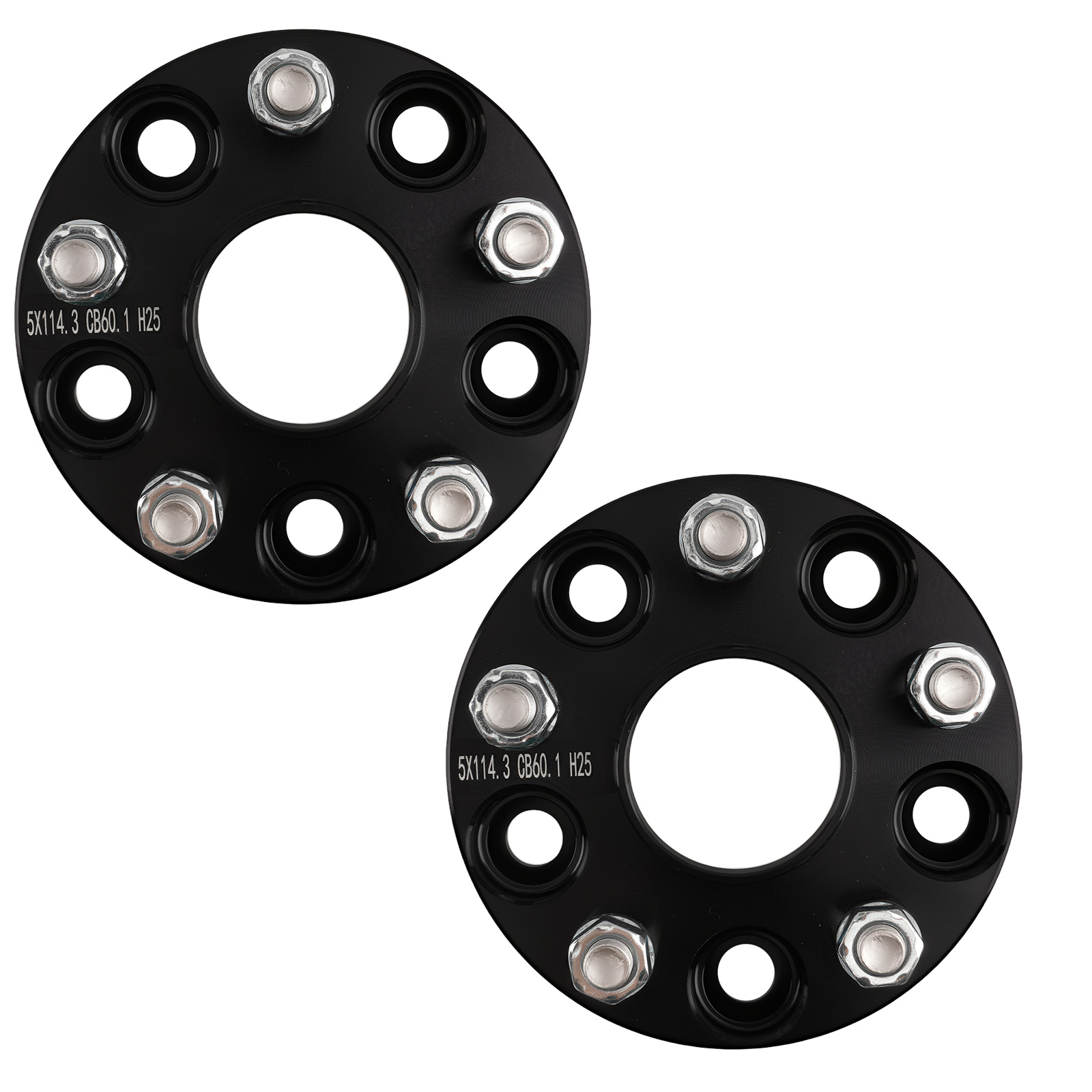25mm Hub Centric Wheel Spacers for Toyota Avalon Venza 2009-2018 5x4.5 M12x1.5