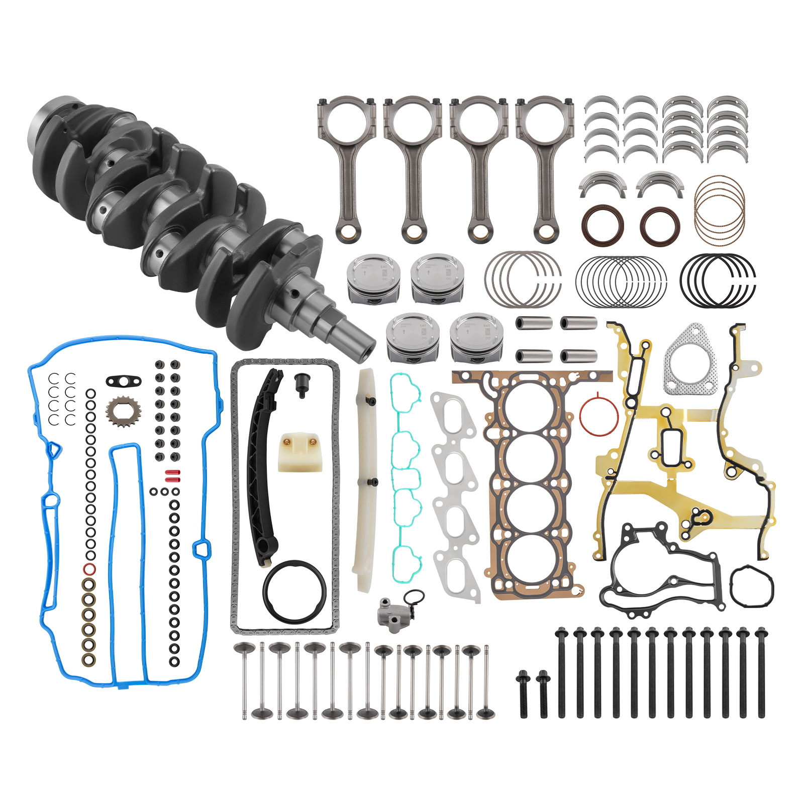 1.4L Turbo Engine Rebuild Kit for Buick Encore 2013-16 DOHC 16V 55565279