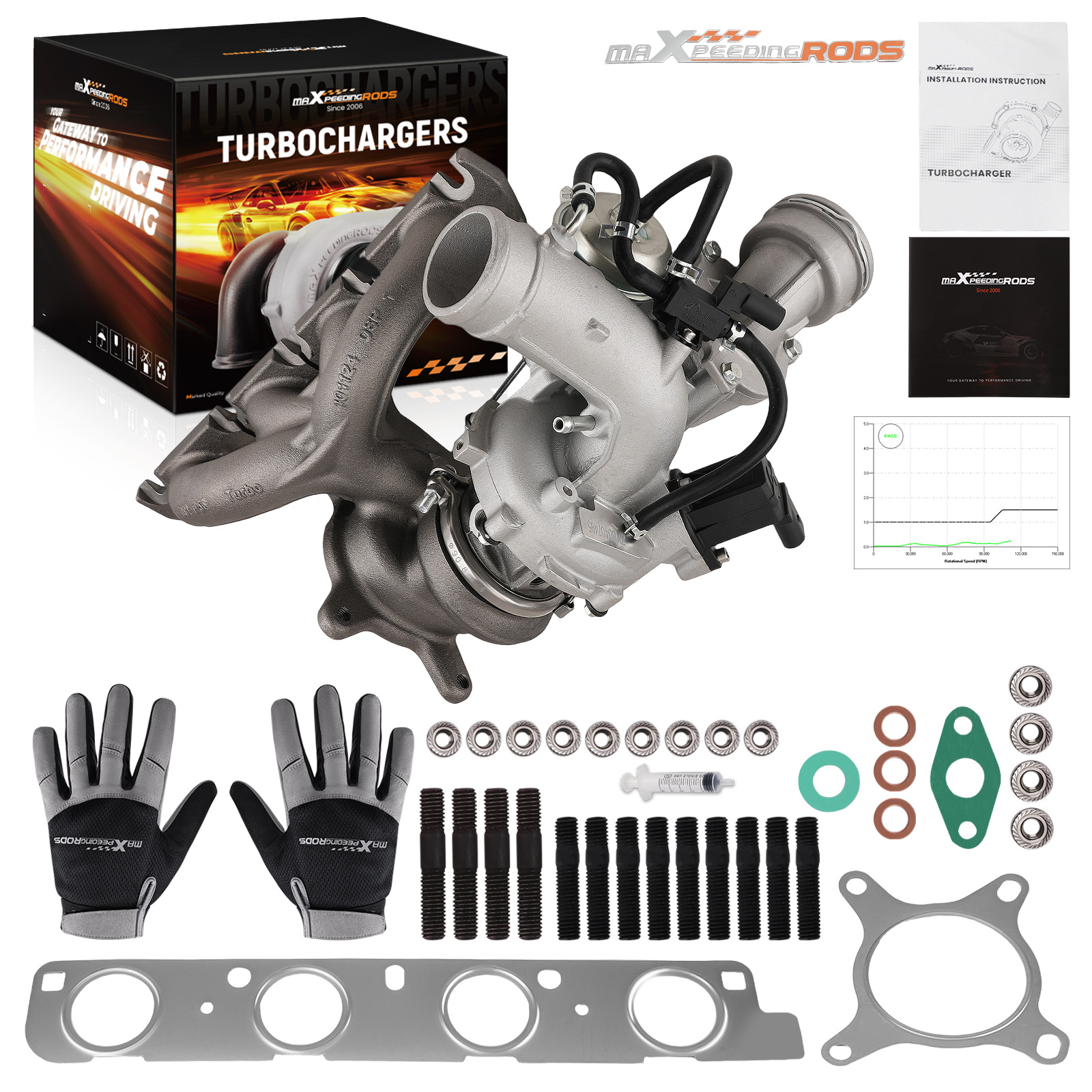 Upgrade Billet Turbo for VW Jetta GLI Passat Beetle Tiguan Audi TT Q3 2.0L CCTA
