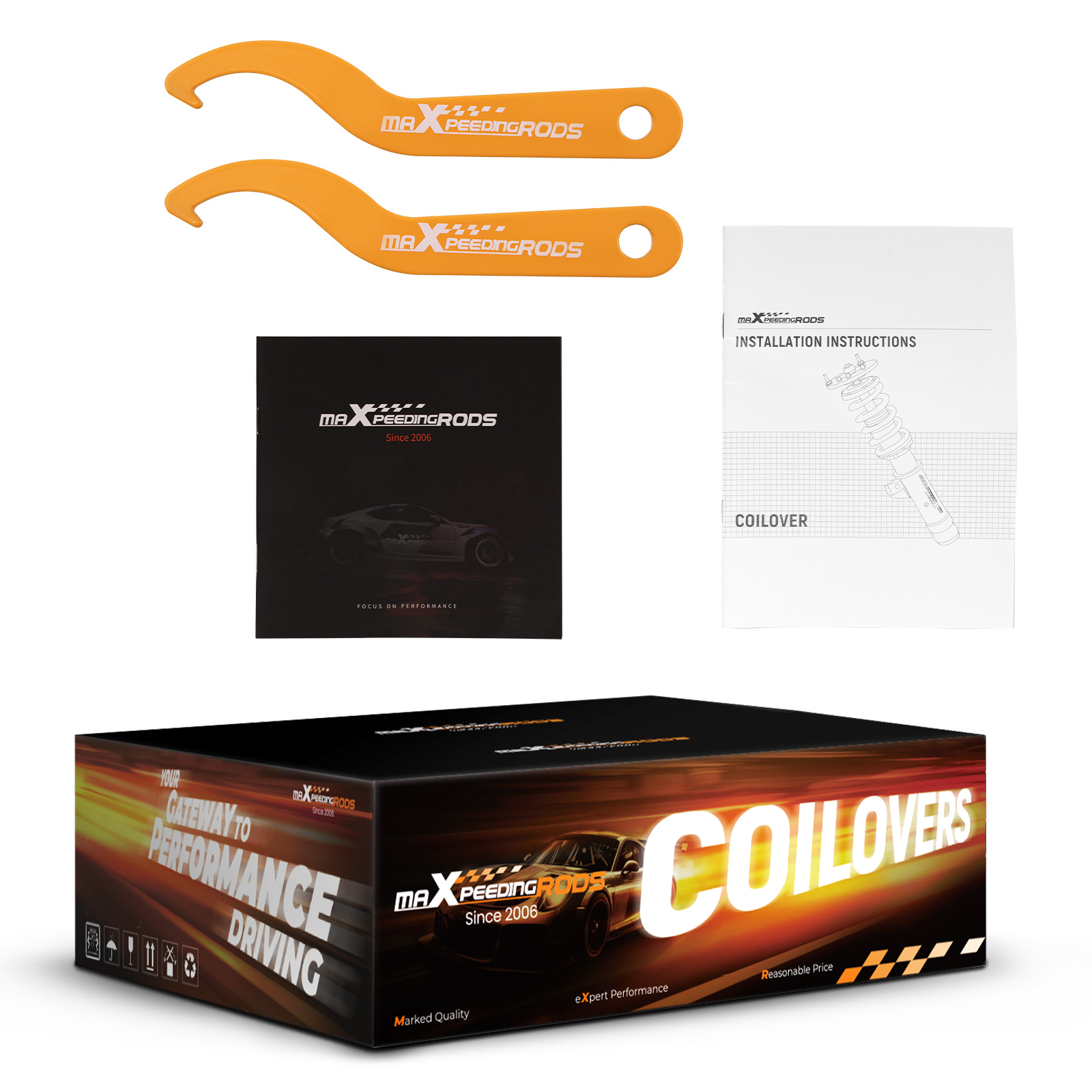 Coilover Kit for Toyota Corolla E120 1ZZ-FE ZZE122 Sedan Wagon 03-08