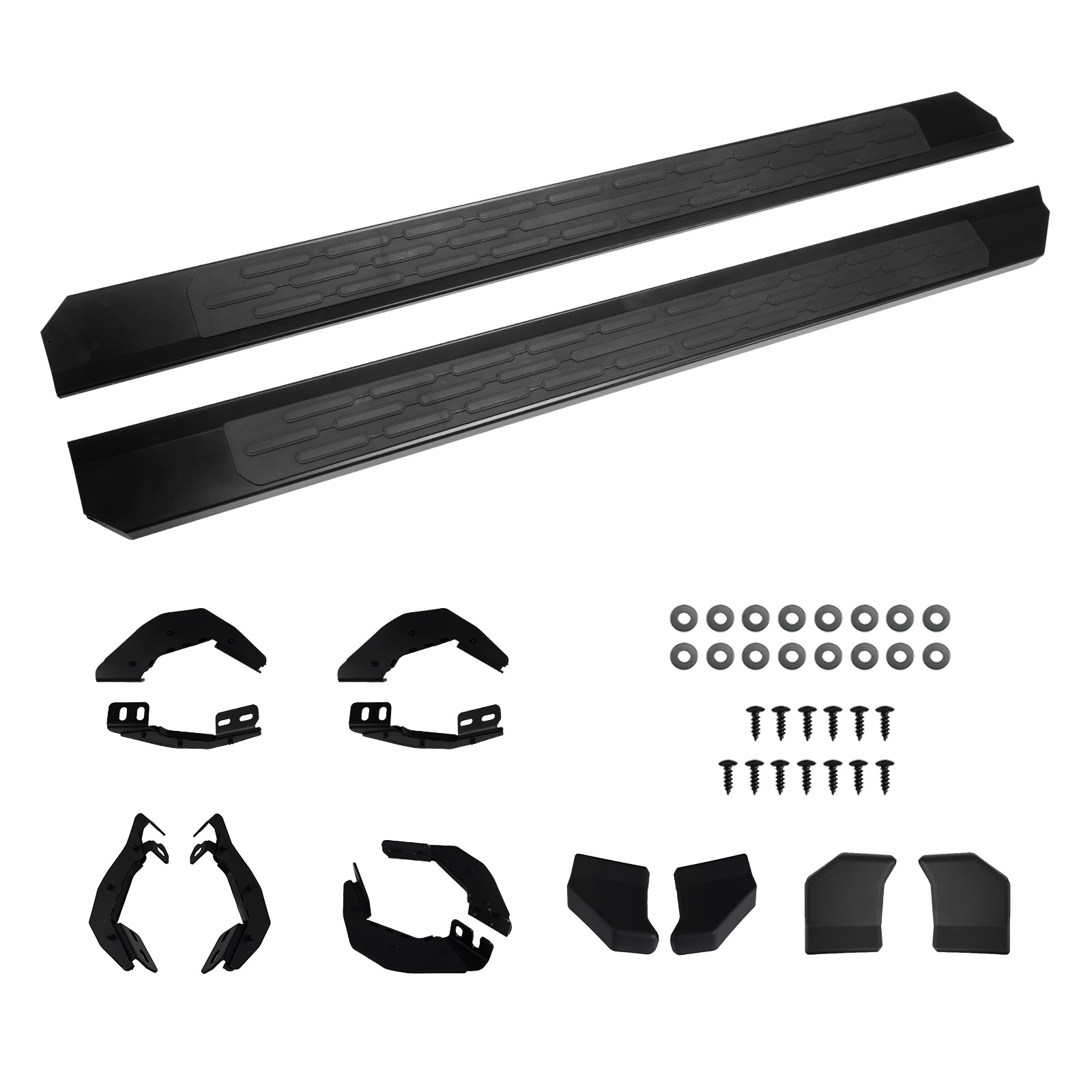 Aluminum Alloy Non-Slip Nerf Bars Truck Running Boards for Toyota Tacoma 2024-25