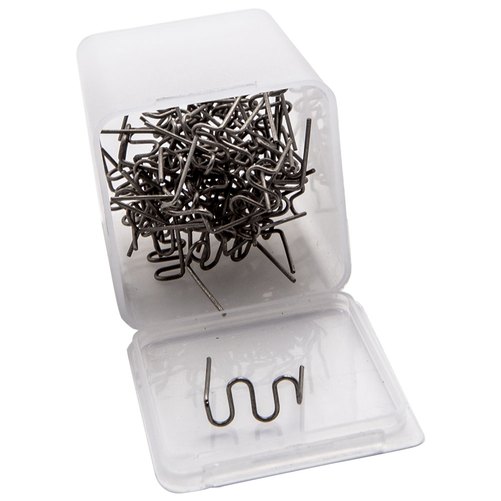 1x Stapler Car Bumper Fender Fairing Welder Gun Plastic Repair Kit +400 Staples