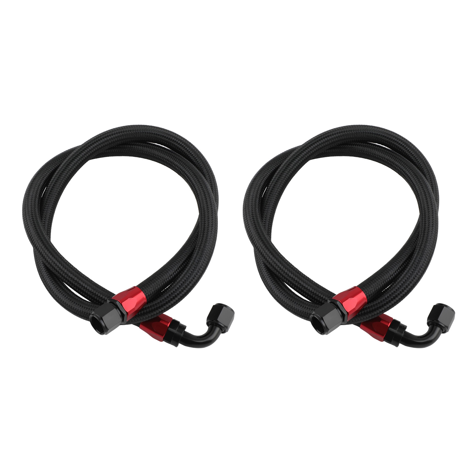 Schwarz Neu 10 Reihe  An10 Universal Engine Oil Cooler Filter Adapter Hose Kit