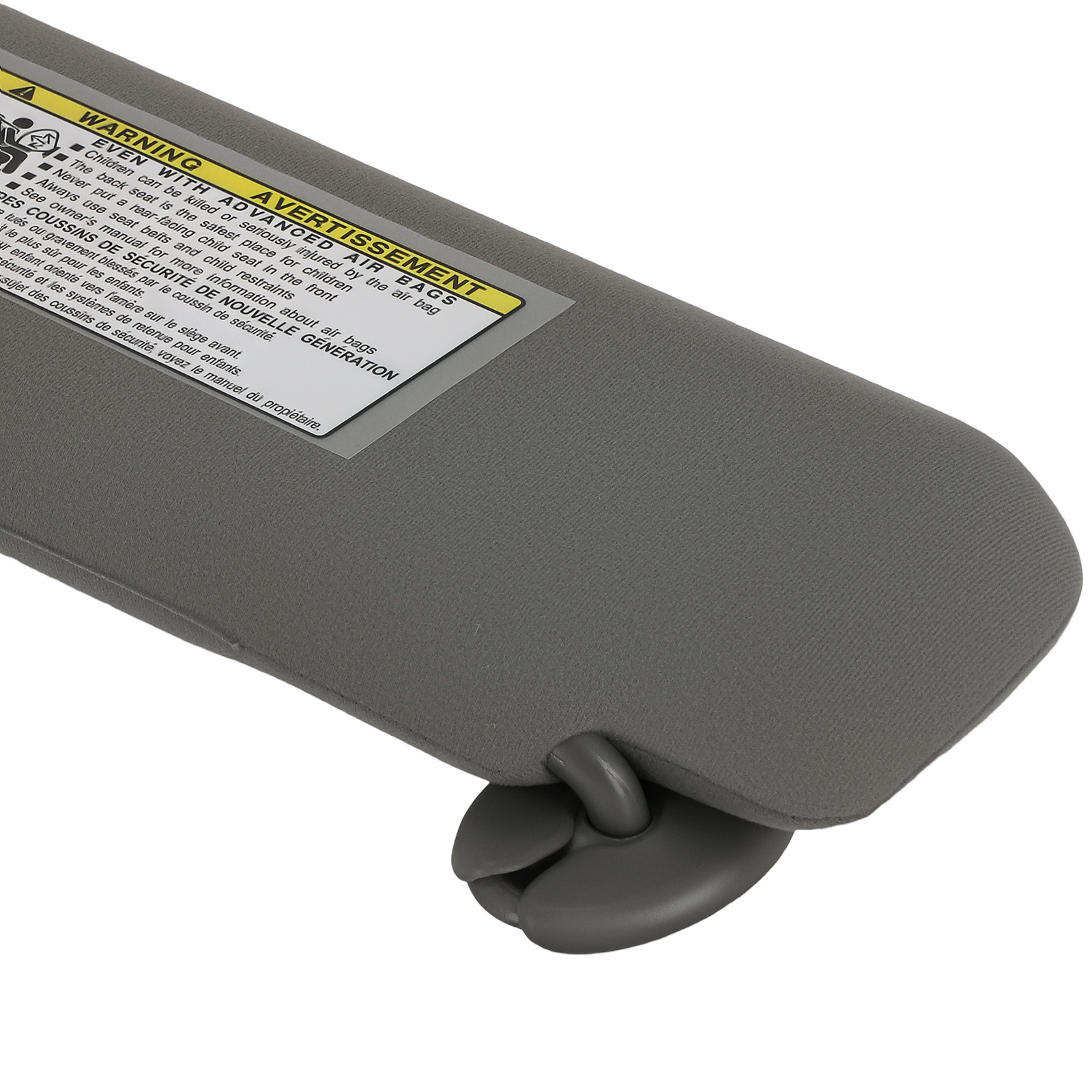 Right Sun Visor for Toyota Camry 12-17 Gray 74310-33F70-B0 Plastic Cloth