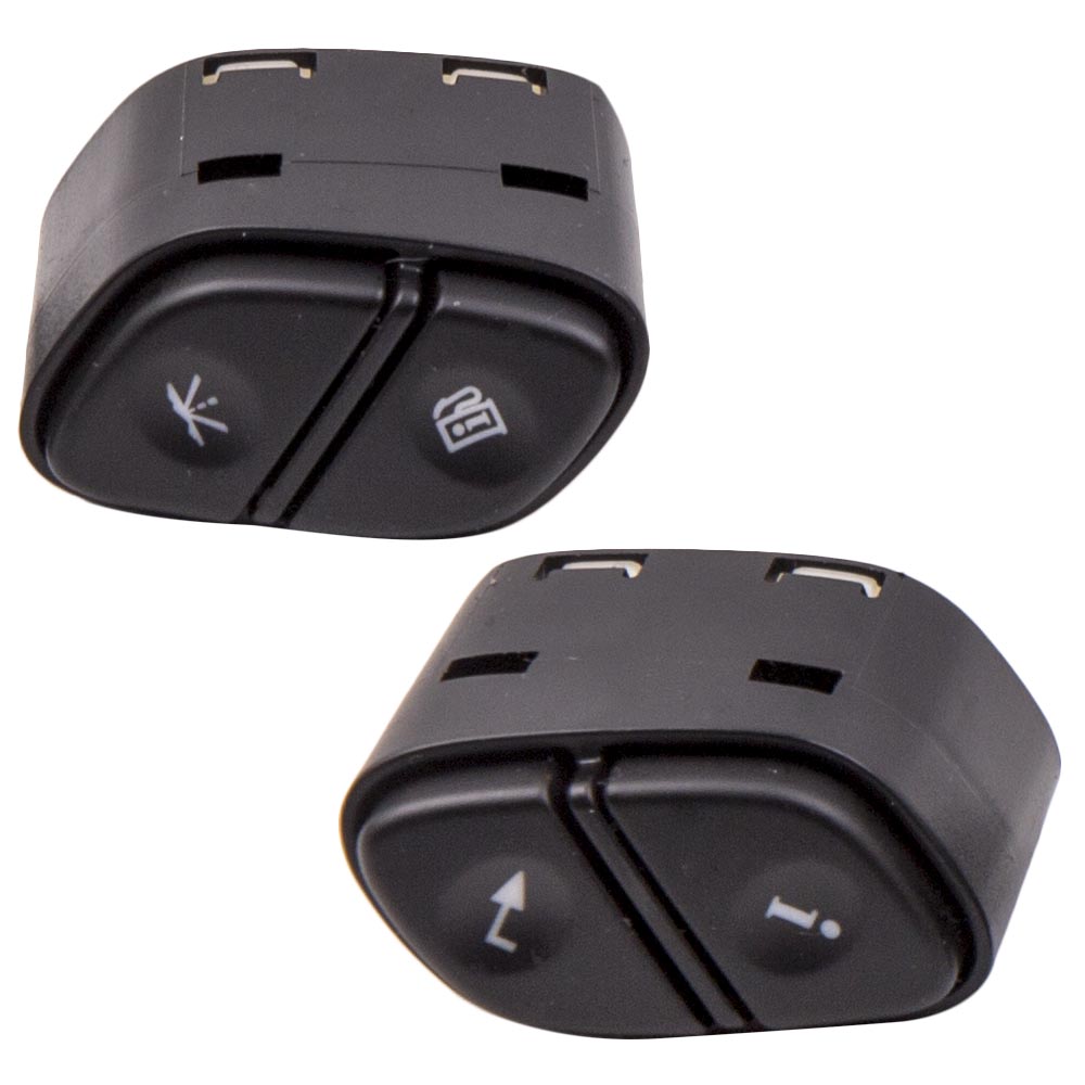 4pcs Kit de boutons de commande de volant multifonctions for Chevrolet GMC