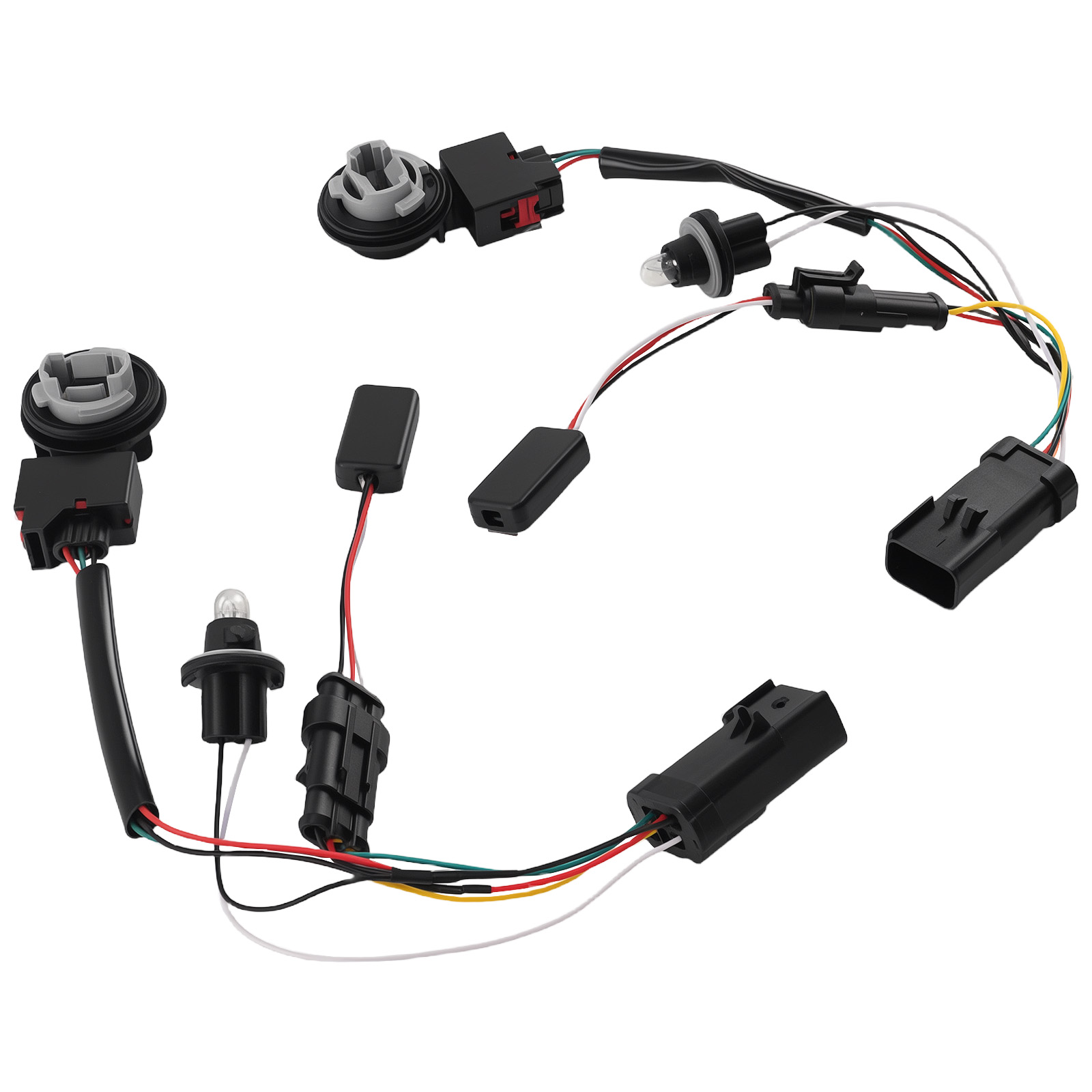 2pcs Rear Lamp Wiring Harness for Ram 1500 2013-2022 Left Right Side Pair
