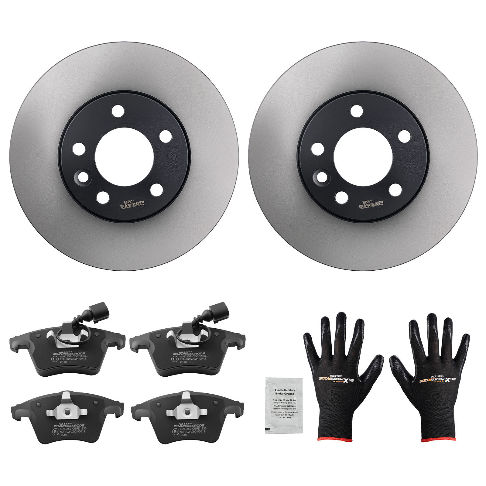 Disques Freins Avant 308mm for VW Multivan Mk V 1.9 TDI Bus 7E0615301D 2003-2009