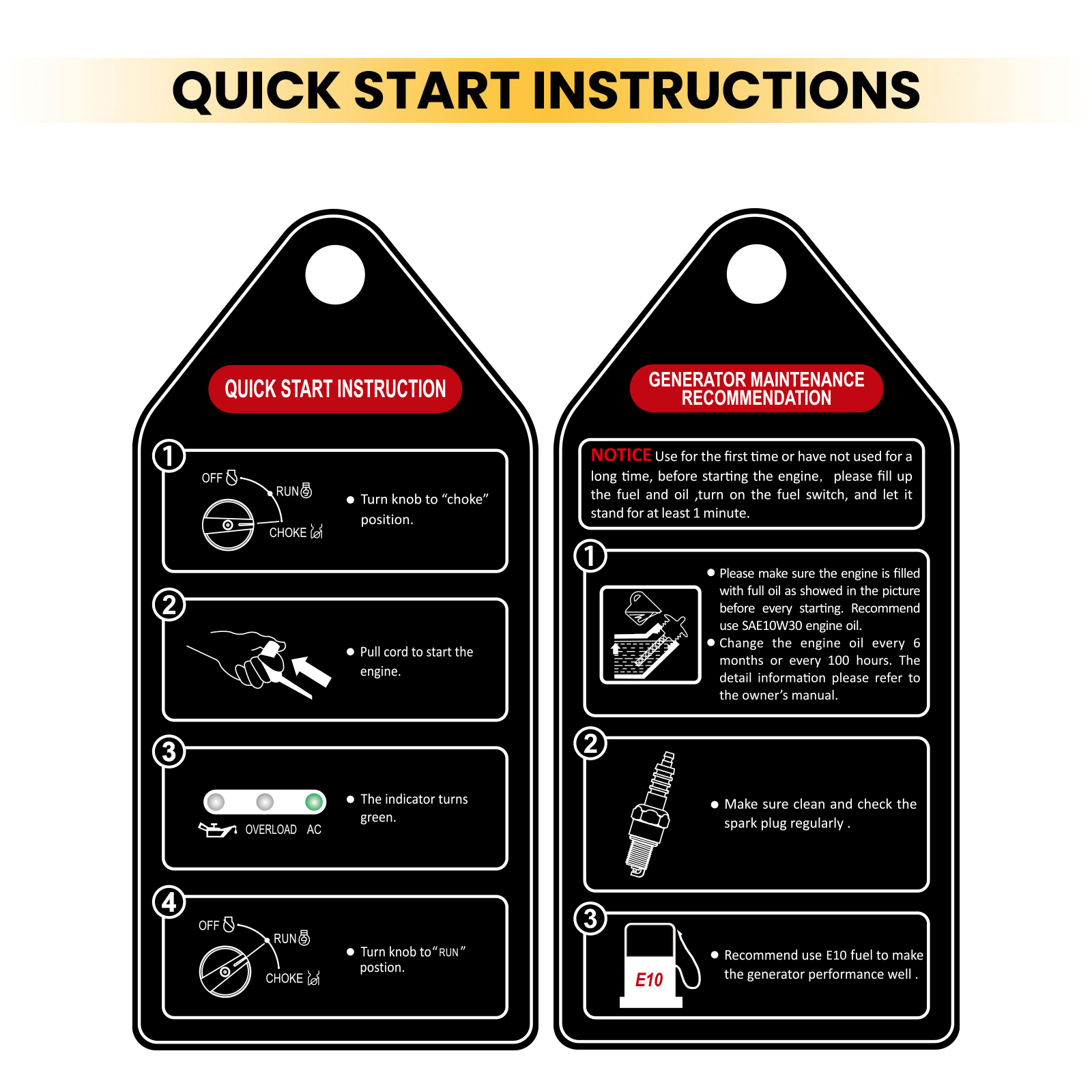 3500 Watt Gas Powered Inverter Generator Portable Super Quiet CO Shutdown for RV