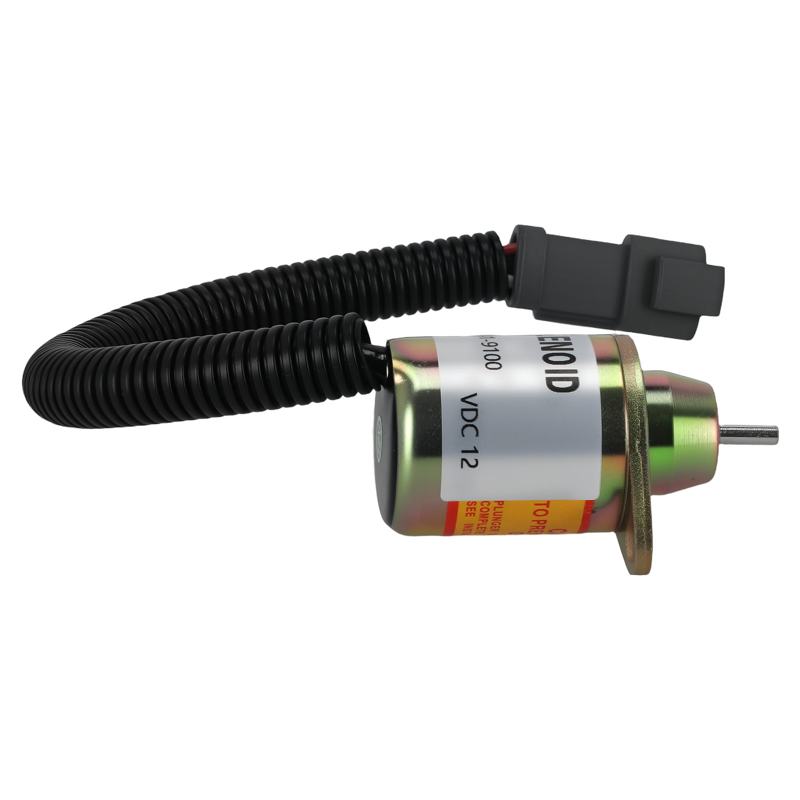 Fuel Solenoid Stop Shutdown For Yanmar 4.82 4.86 4TNE84 4TNE88 41-9100 12V