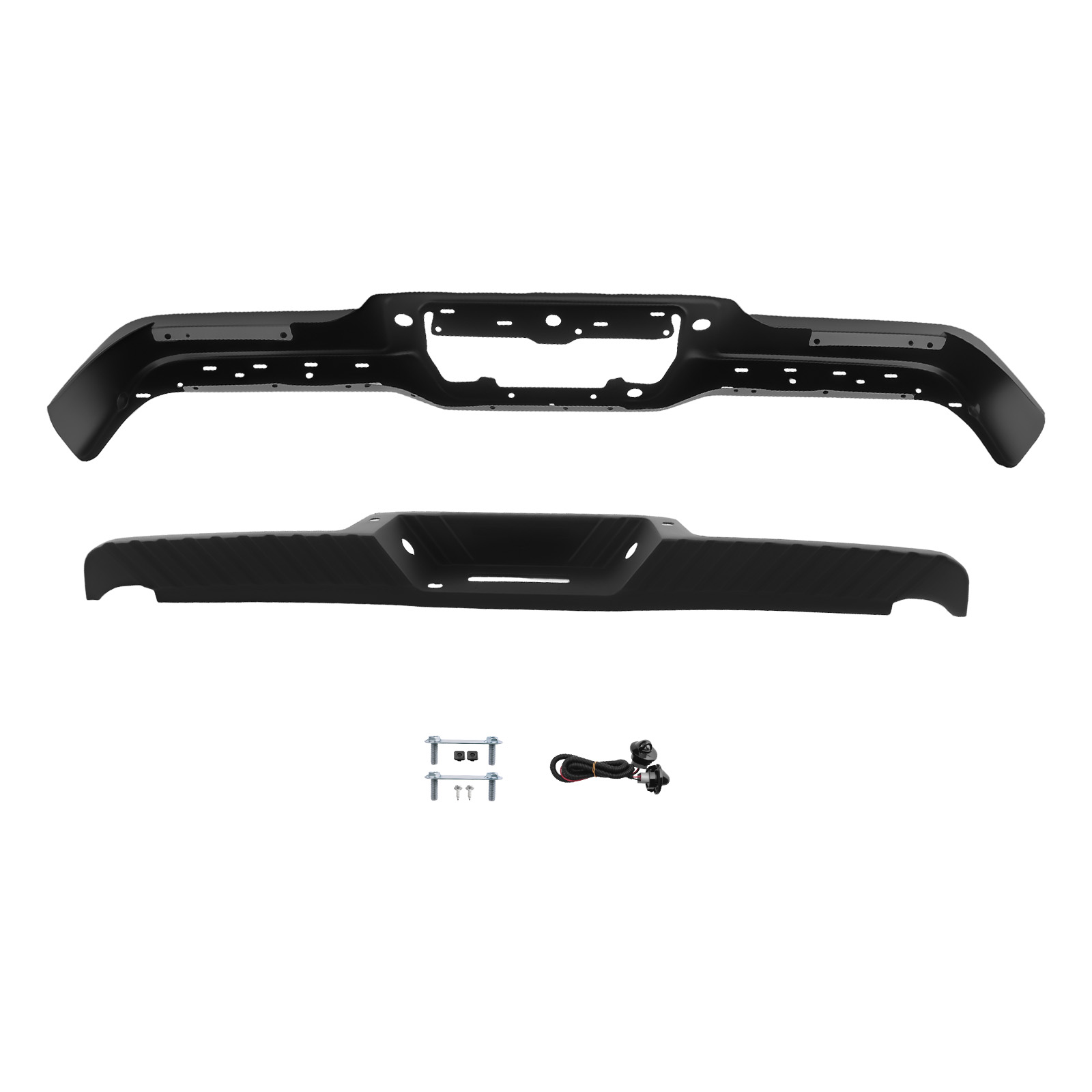 Rear Bumper Assembly for Ford F-150 06-08 7L3Z17B807DCP Plastic Steel